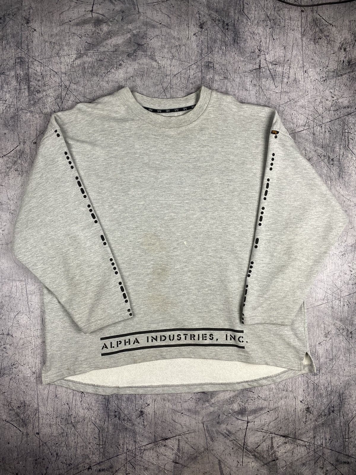 Alpha Industries × Vintage Rare Vintage Alpha Industries Sweatshirt Size XXL Size US XXL / EU 58 / 5 - 7 Thumbnail