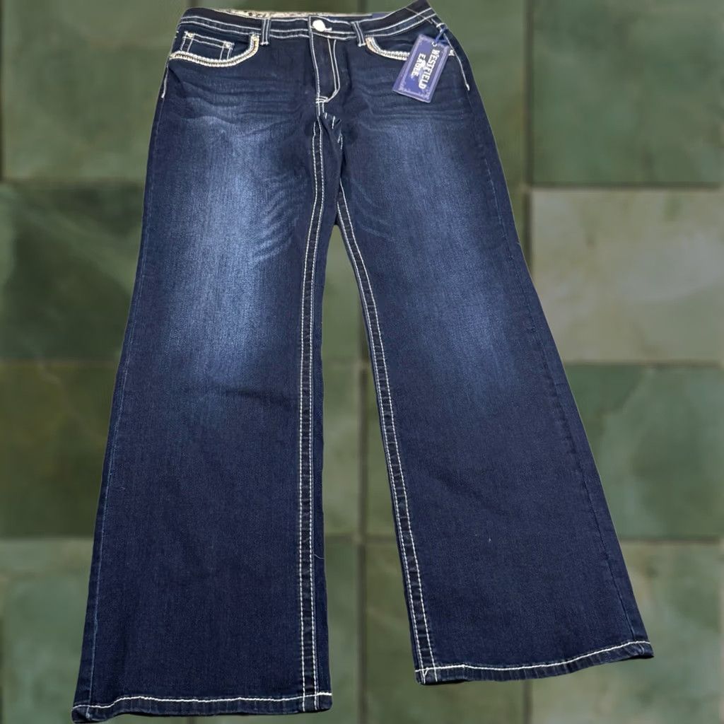 Vintage VINTAGE Westfield Eagle Jeans Shirt? Size 36" / US 14 / IT 50 - 1 Thumbnail
