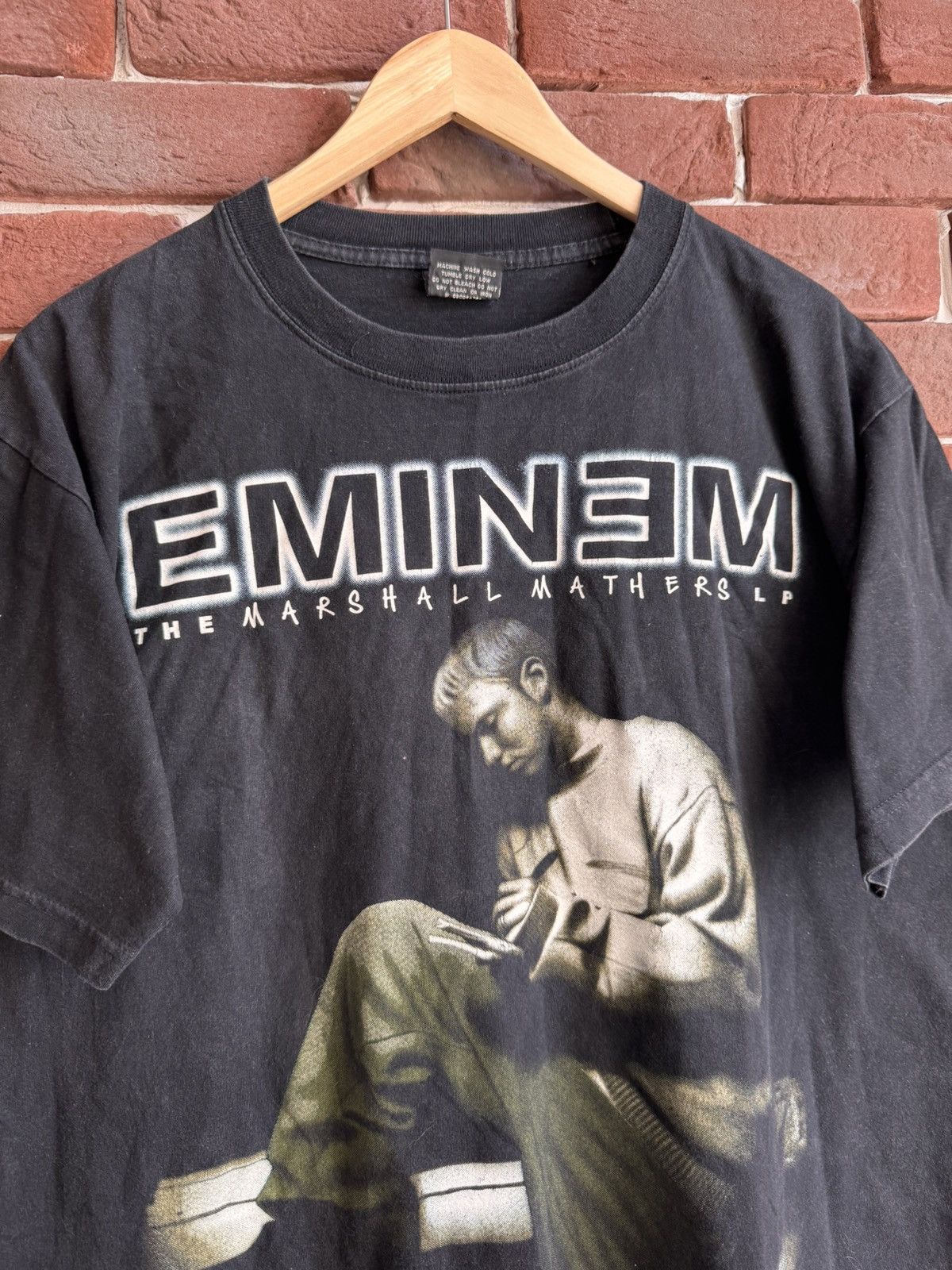 Eminem Rare Vintage Y2K Eminem Marshall Rap Band Tshirt 00s D12 Size US L / EU 52-54 / 3 - 4 Thumbnail