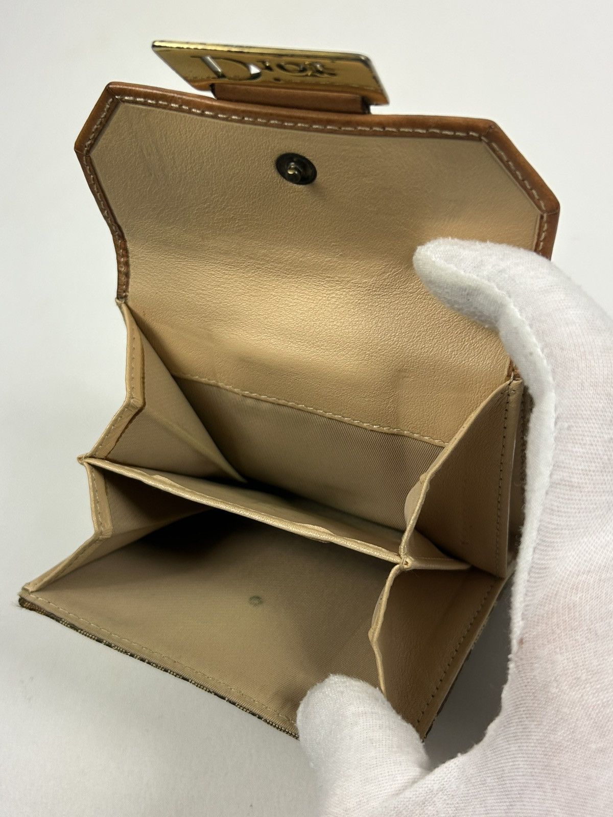Dior Dior Buckle Trotter Bifold Wallet Size ONE SIZE - 8 Thumbnail