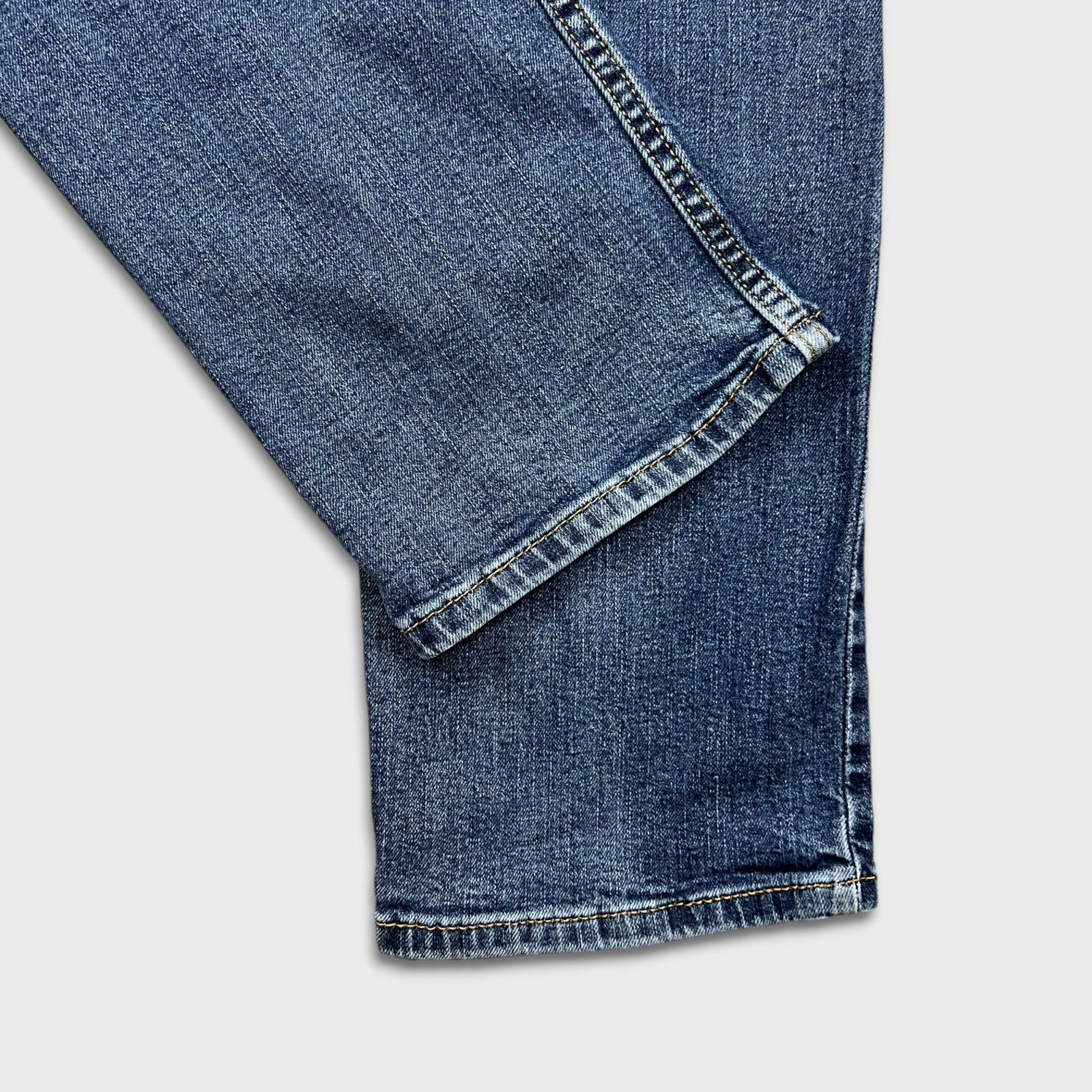 Levi's × Vintage Levi's 514 Jeans Mens 34x34 Blue Straight Fit Denim Pants Size US 34 / EU 50 - 8 Thumbnail