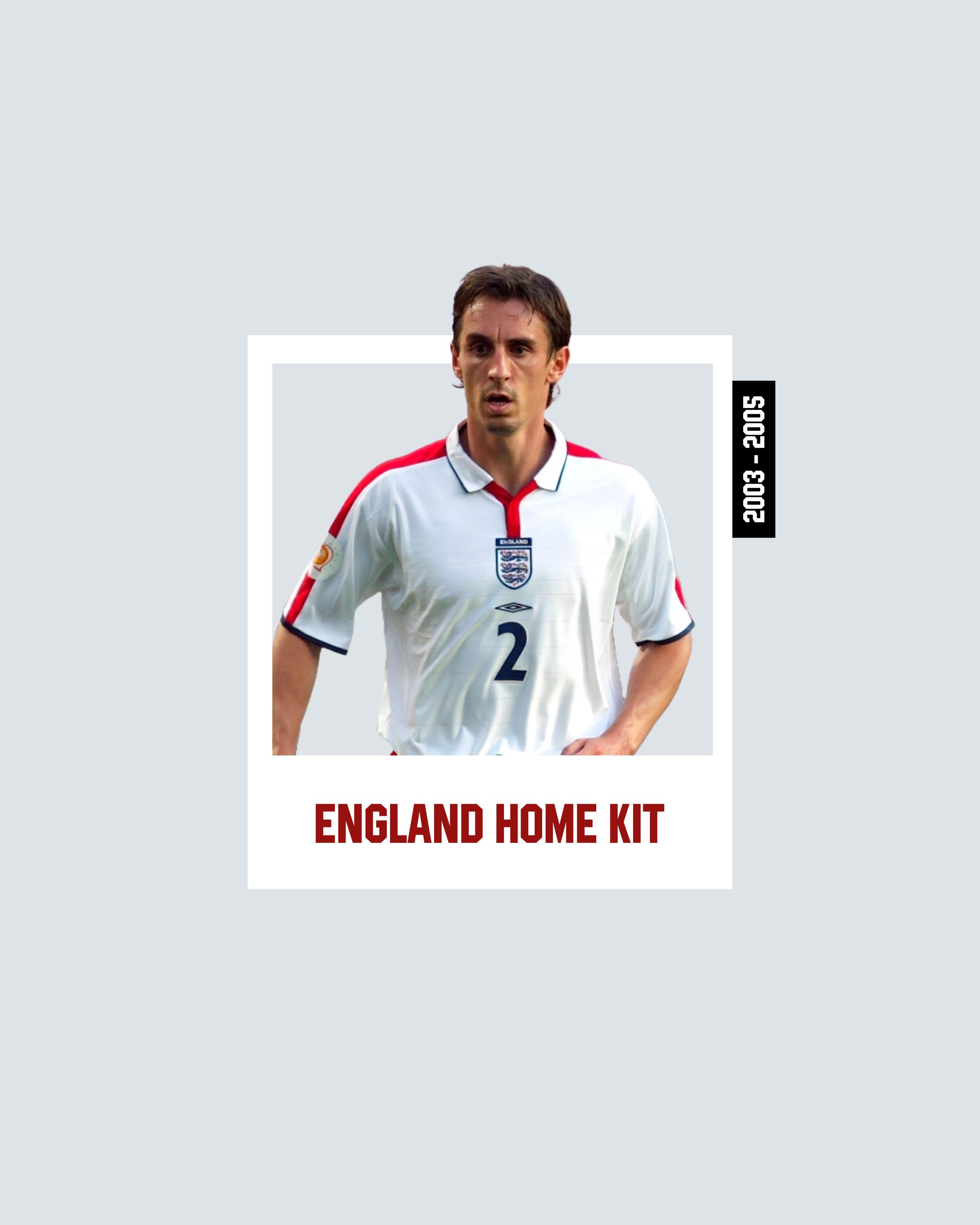 Umbro England Home Kit 2003 2004 2005 Size US M / EU 48-50 / 2 - 7 Thumbnail