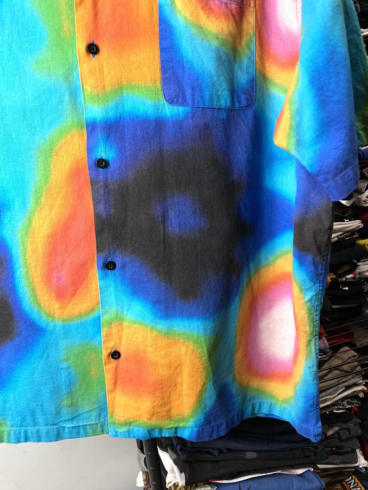 Edwin × Japanese Brand × Vintage 💥 Rare Vintage Edwin Colourful Shirt LSD Psychedelic Size US XXL / EU 58 / 5 - 5 Thumbnail