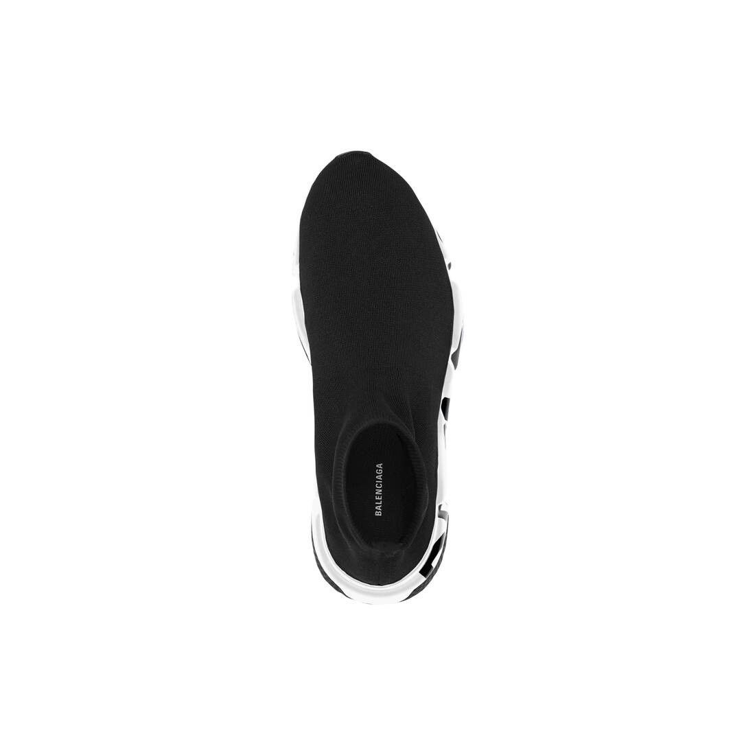 Balenciaga o1bcso1str1224 Speed Recycled Knit Graffiti Sneakers Black Size US 9 / IT 39 - 3 Thumbnail
