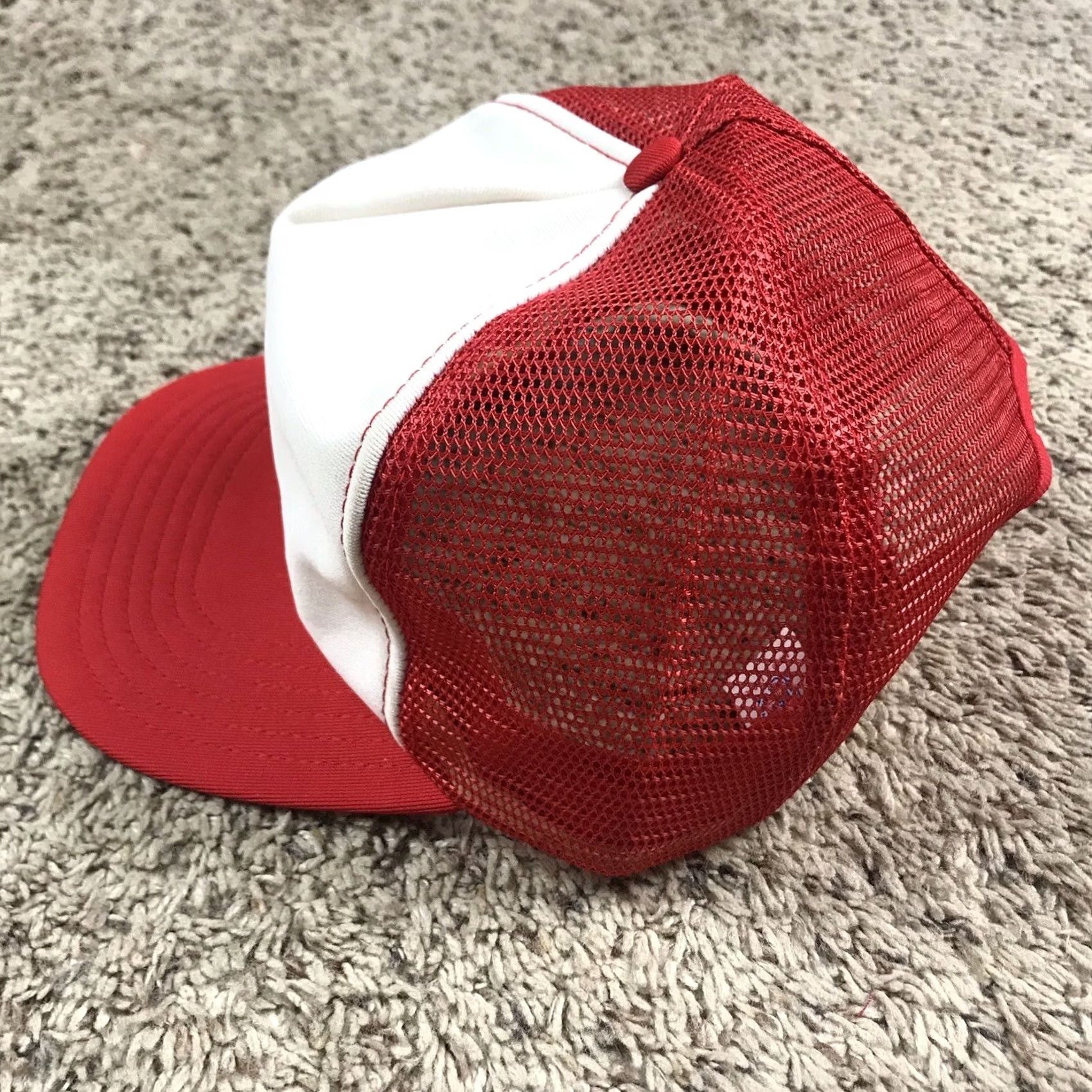 Vintage VINTAGE Toro Patch Snapback Trucker Farmer Hat White Red Cap USA Men One Size Adjustable Breathable Lightweight United States Made USA Size ONE SIZE - 6 Thumbnail