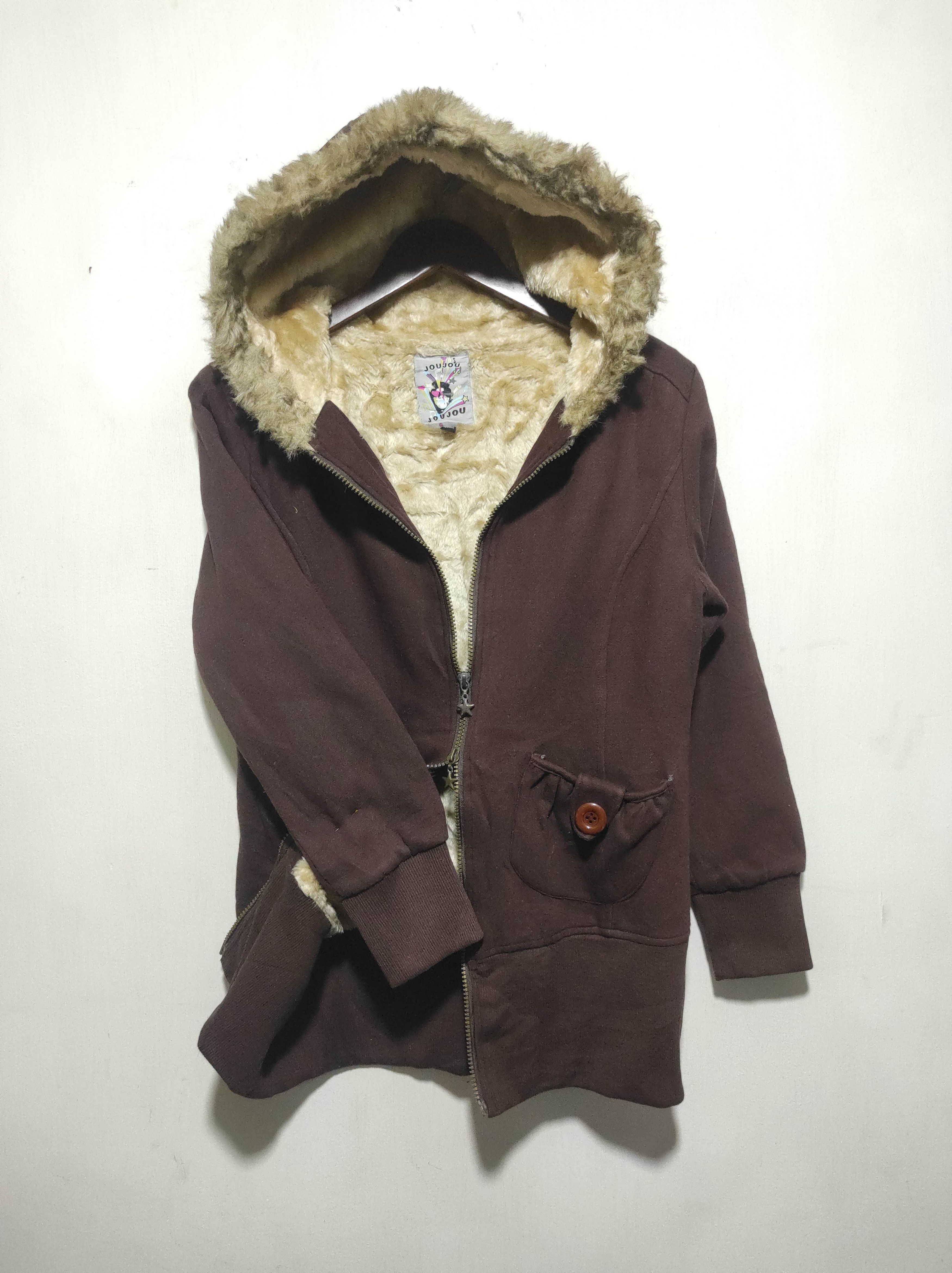 If Six Was Nine Jou Jou Sherpa zip Fur Hoodie LGB IfSixWasNine style Size M / US 6-8 / IT 42-44 - 2 Thumbnail