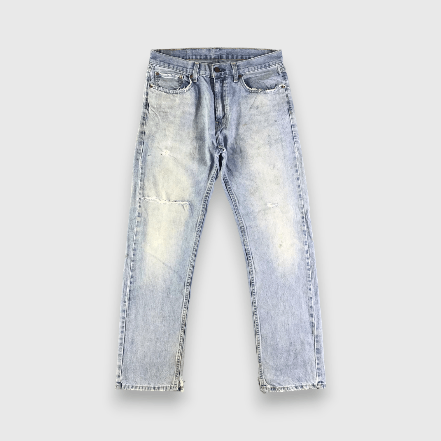 Levi's Vintage Blue Wash Levis 505 Jeans-J4444 Size US 33 - 1 Thumbnail