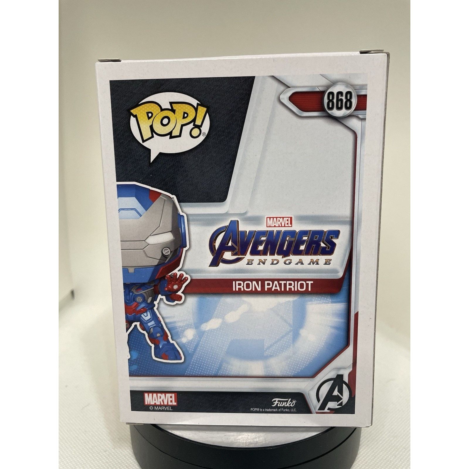 Marvel Comics Funko Pop Iron Patriot (Metallic) - Funko (Exclusive) #868 Size ONE SIZE - 5 Thumbnail
