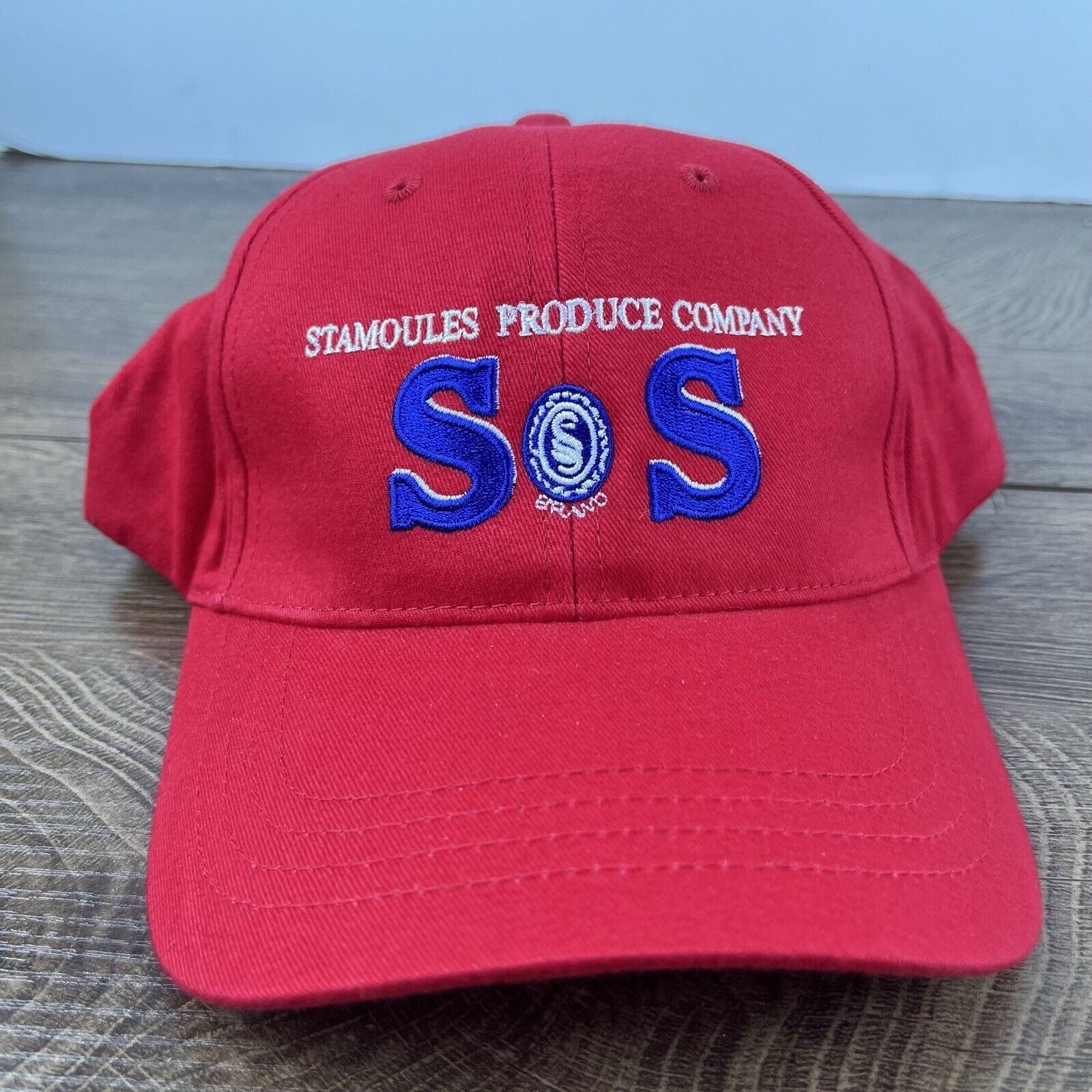 Other Stomoules Produce Hat SOS Hat Red Cap Hat Adjustable Hat Red Size ONE SIZE - 1 Thumbnail