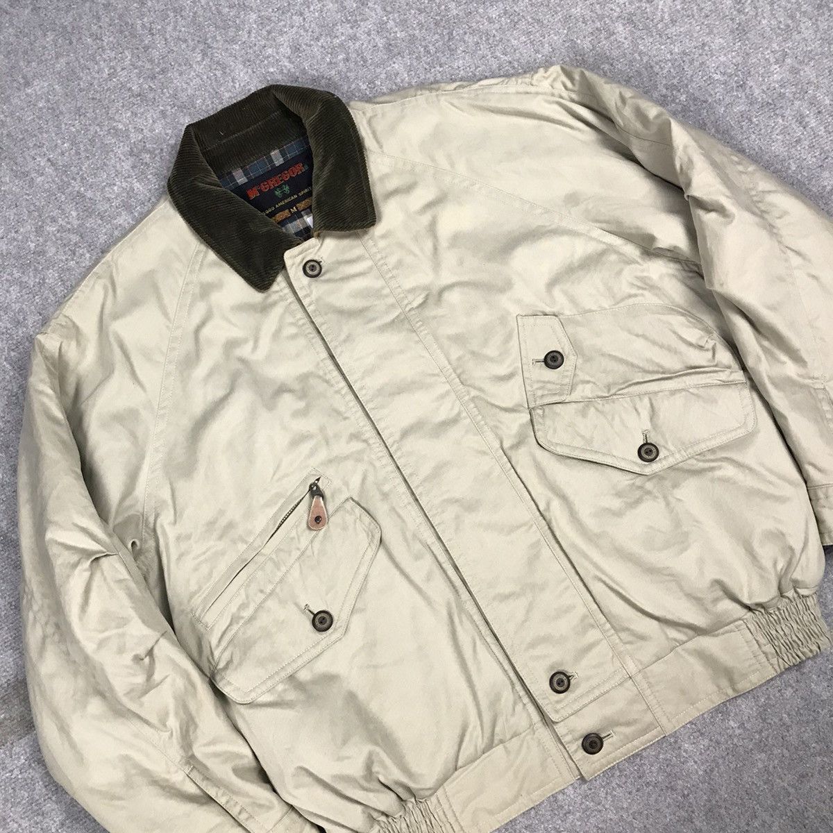 Designer × Japanese Brand × McGregor McGregor bomber button design style jacket Size US M / EU 48-50 / 2 - 7 Thumbnail
