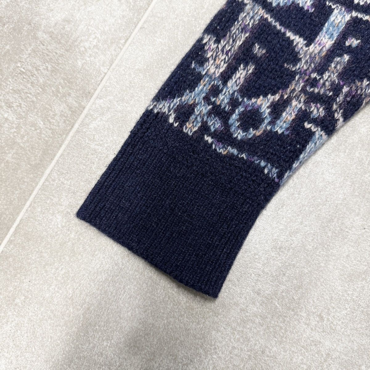 Dior Dior Oblique Wool Jacquard Sweatshirt In Blue RRP £1300 Size US S / EU 44-46 / 1 - 4 Thumbnail