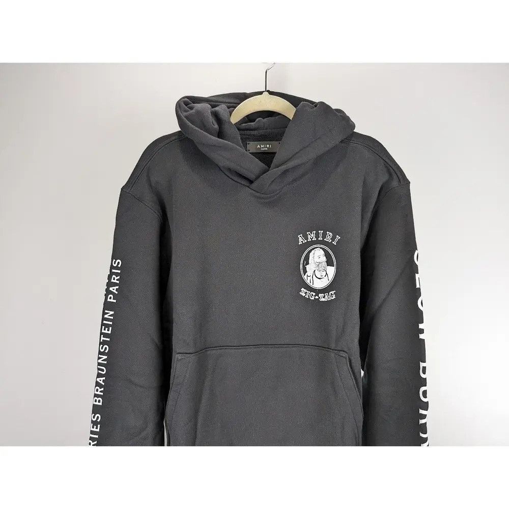 Amiri o1rshd1 Amiri x Zig Zag Hoodie in Black Size US S / EU 44-46 / 1 - 5 Thumbnail