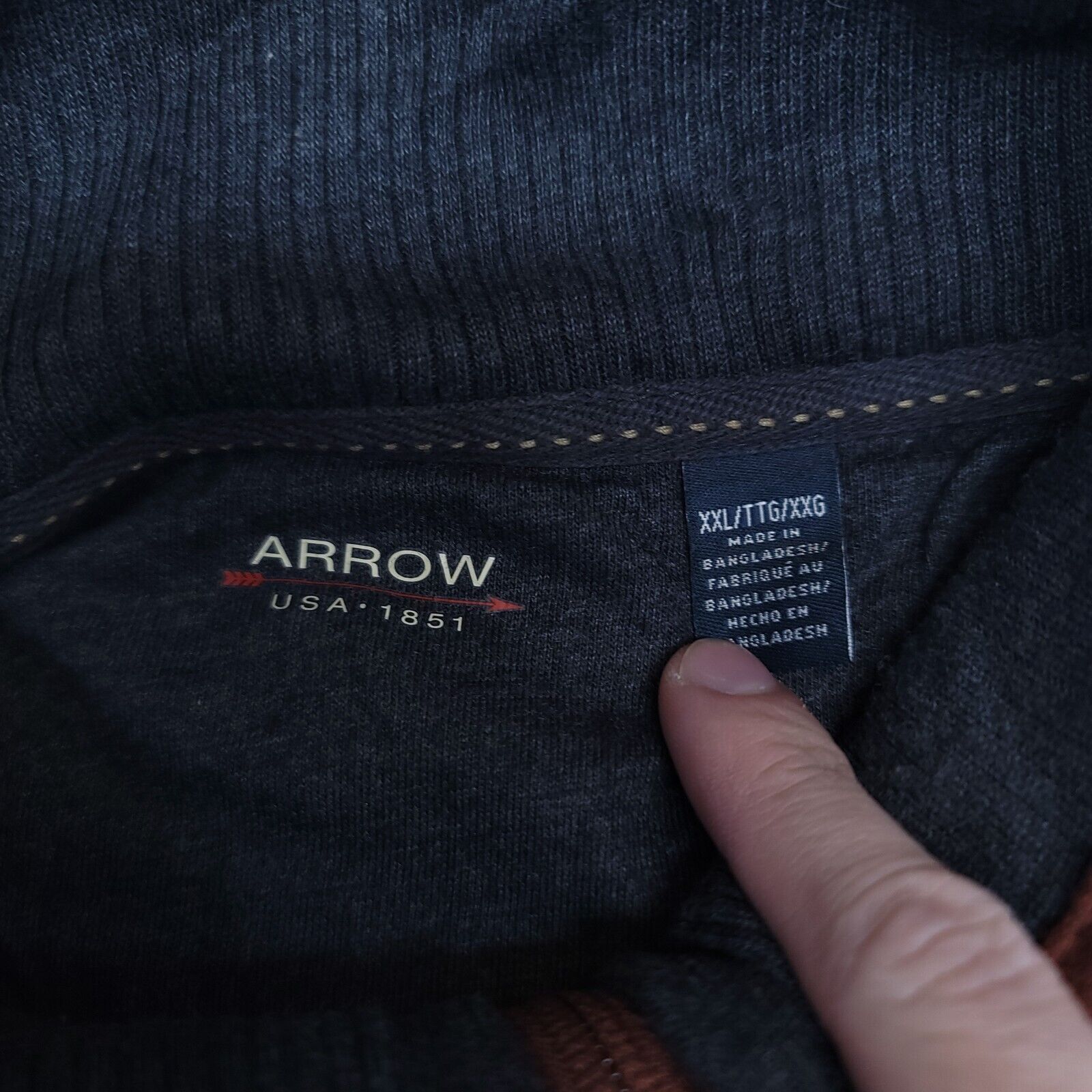 Arrow Arrow Casual Pullover Outdoor Jacket Mens Size 2XL Brown Size US XXL / EU 58 / 5 - 3 Thumbnail