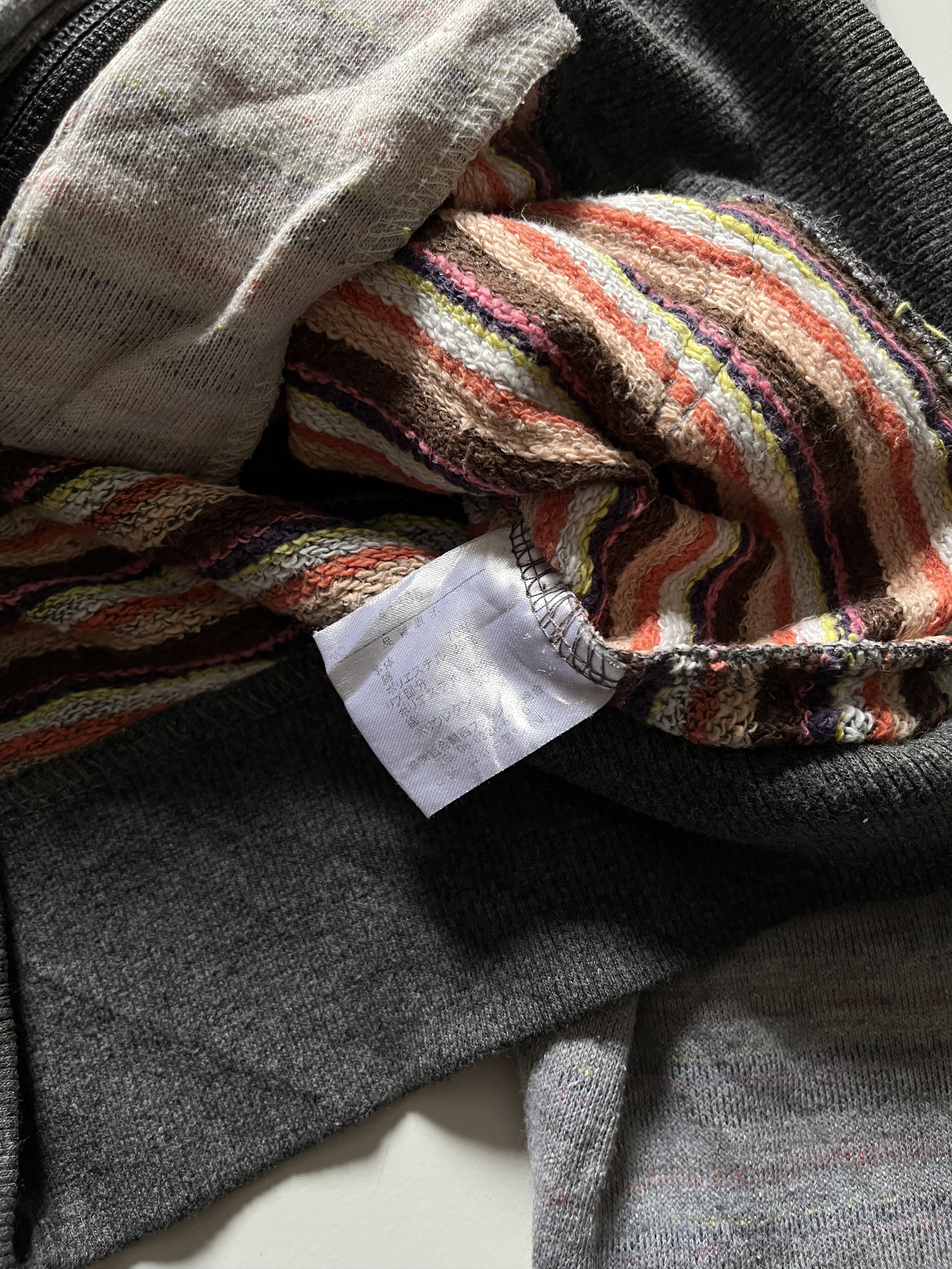 Le Grande Bleu (L.G.B.) Mind games fur striped hoodie Size US M / EU 48-50 / 2 - 4 Thumbnail