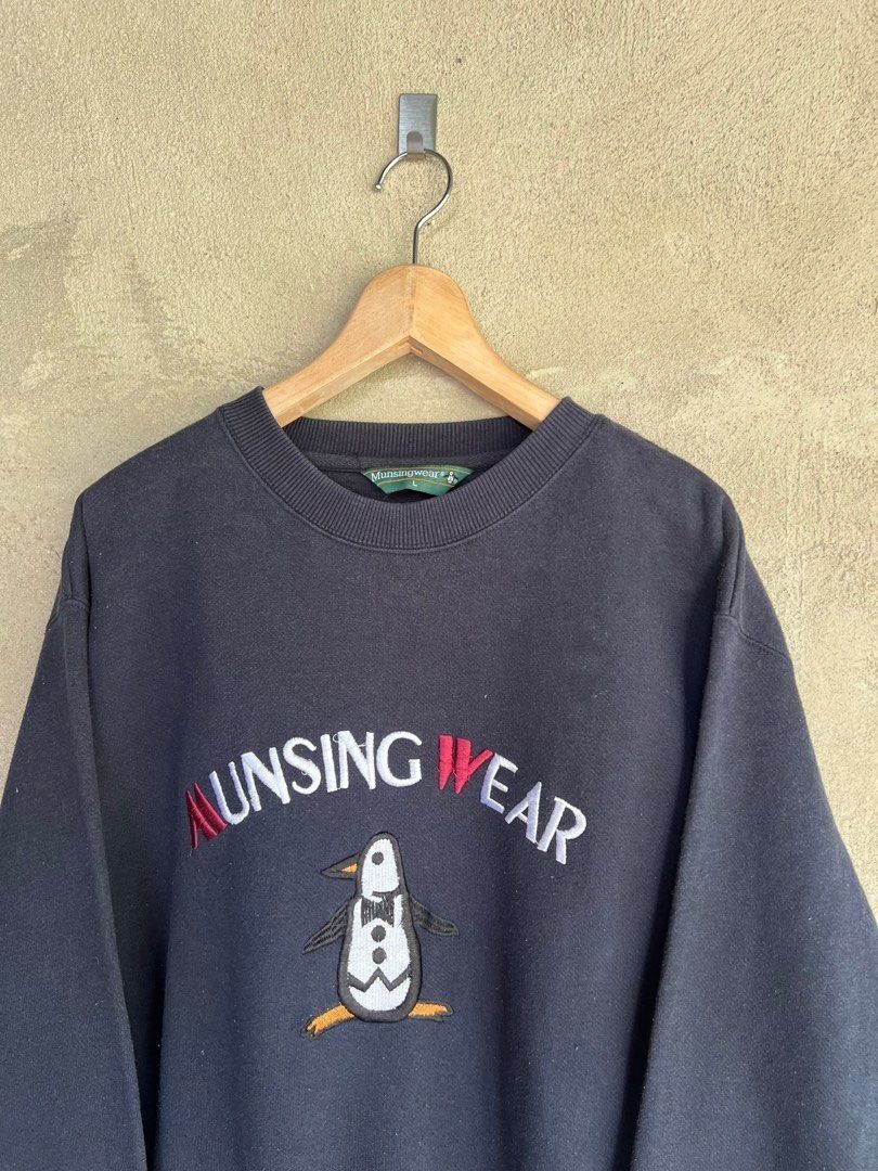 Grand Slam Munsing Wear Spell Out Sweatshirt Size US L / EU 52-54 / 3 - 3 Thumbnail
