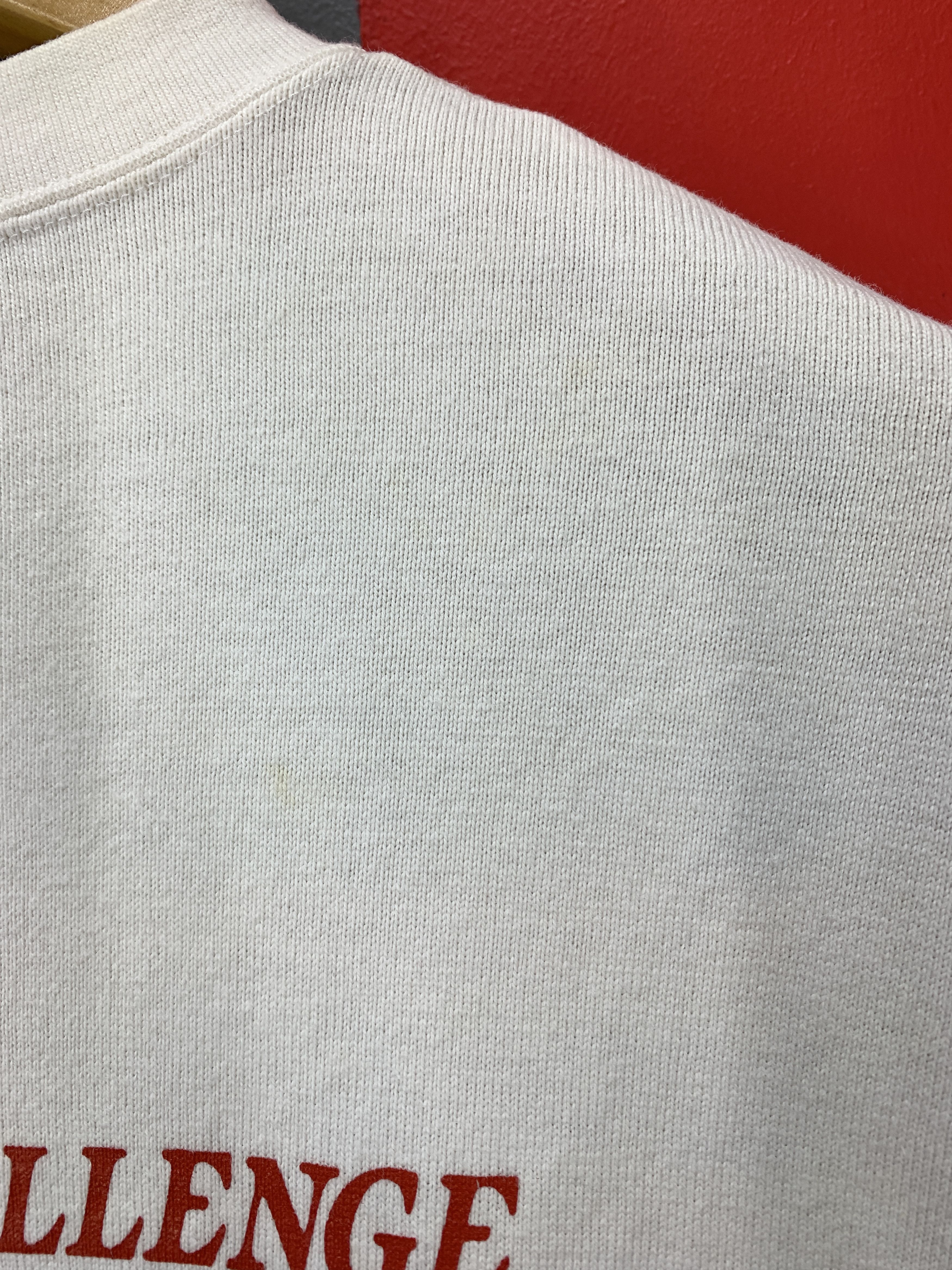 Japanese Brand 90s Vintage NIPPON CHALLENGE AMERICA CUP T Shirt #1902/10 Size US M / EU 48-50 / 2 - 3 Thumbnail