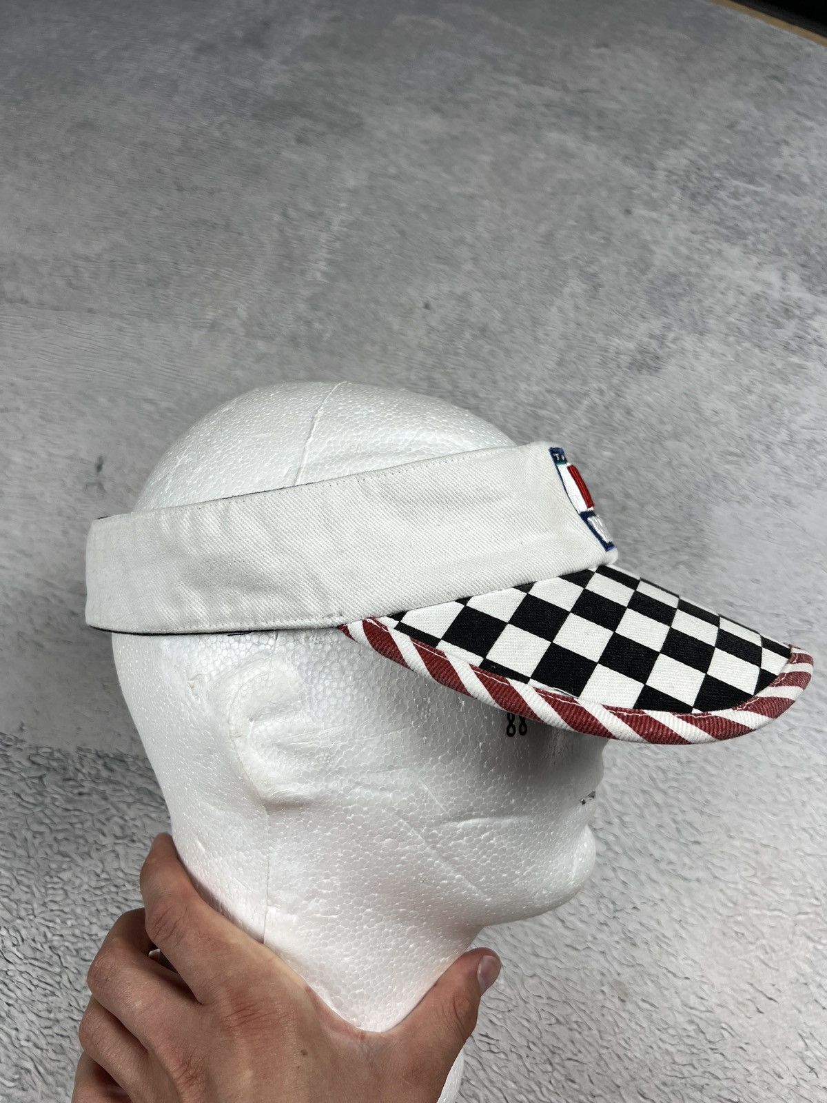Vintage × Yamaha 💥RARE💥 Vintage 90s TENIS FIAT YAMAHA TEAM MOTOR HEAD CAP Size ONE SIZE - 3 Thumbnail