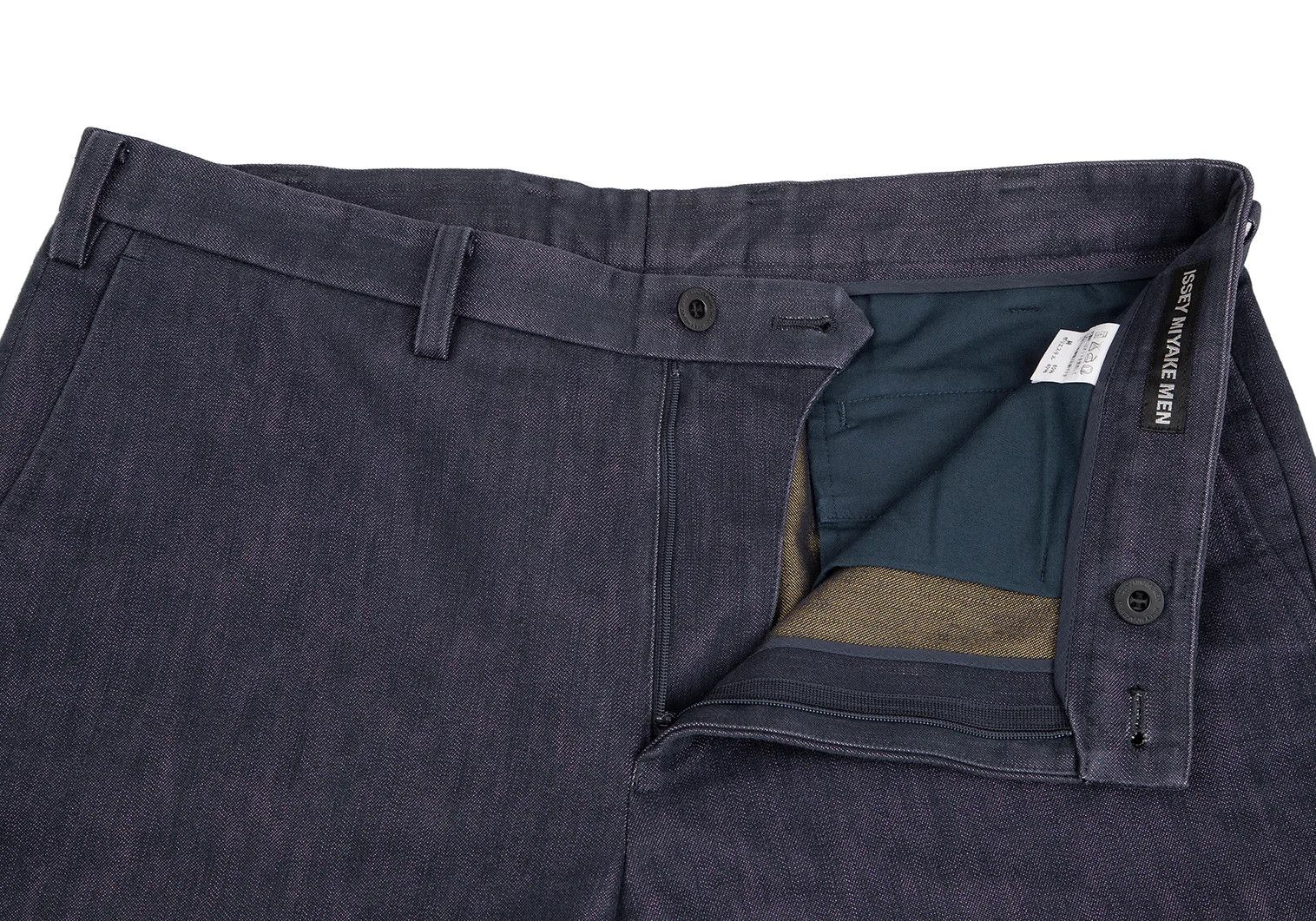 Issey Miyake Denim Tapered Pants in Indigo with Damage on Waistband Size US 36 / EU 52 - 3 Thumbnail