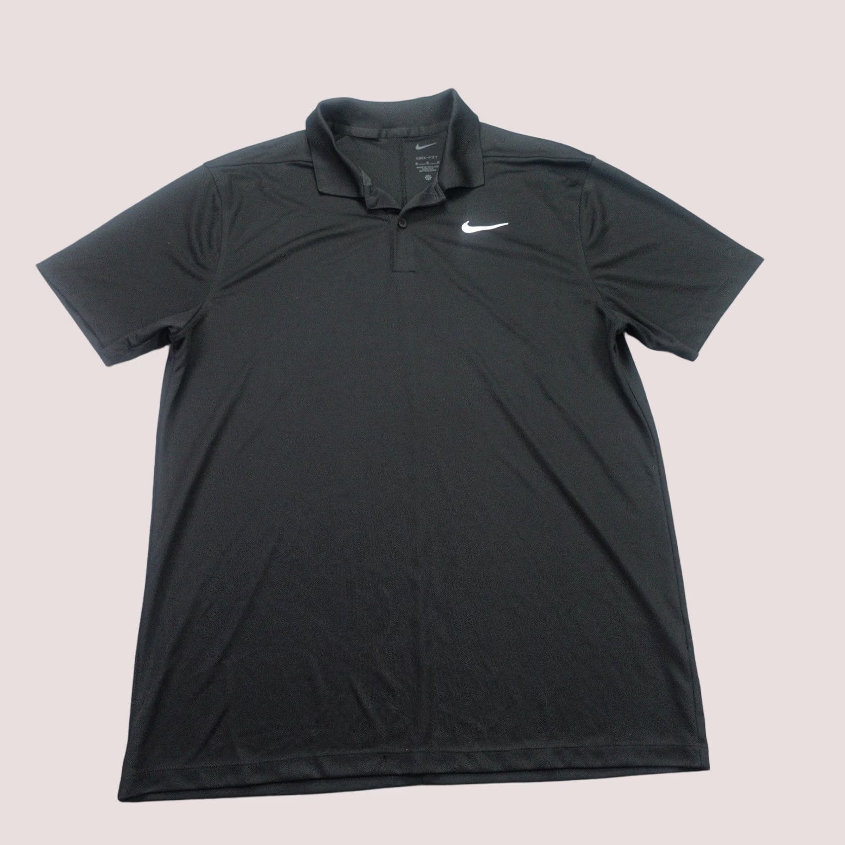 Nike × Supreme M Supreme x Nike Stripe Rugby polo Tshirt black