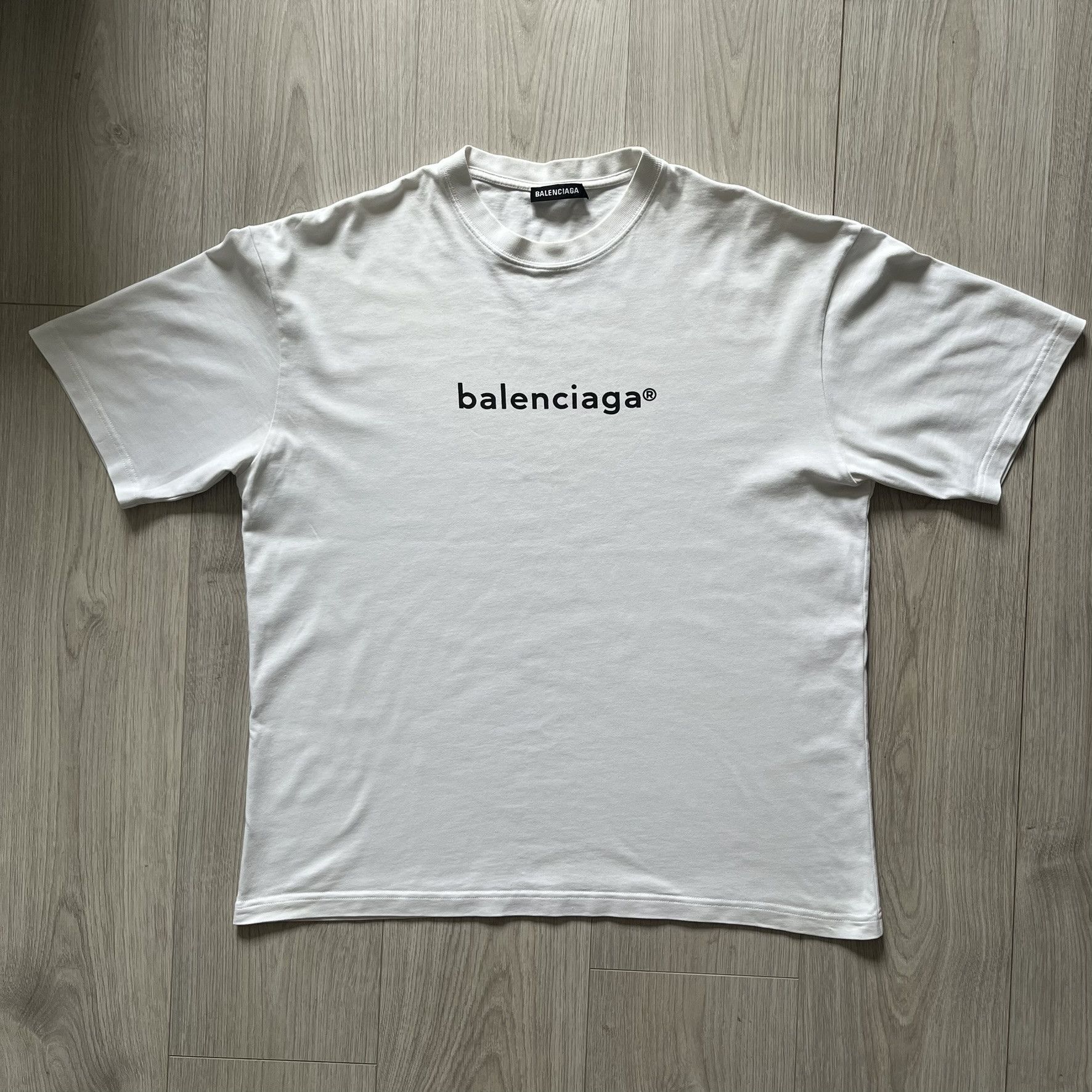 Balenciaga Copyright Tee White