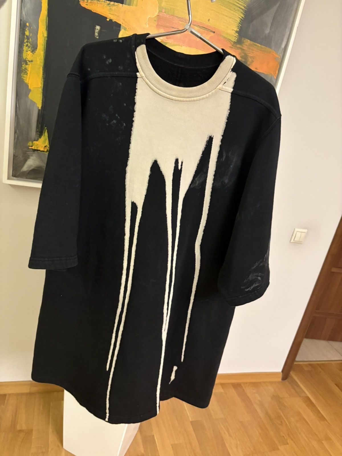 Rick Owens Rick Owens FW16 Bleach Vomit Tee Size US L / EU 52-54 / 3 - 1 Thumbnail