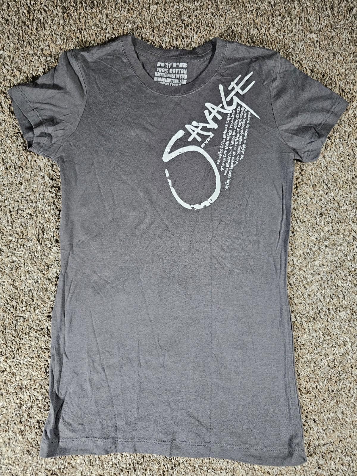 Byblos BYFB Savage Womens Medium tshirt SEE Measurements Size M / US 6-8 / IT 42-44 - 1 Thumbnail