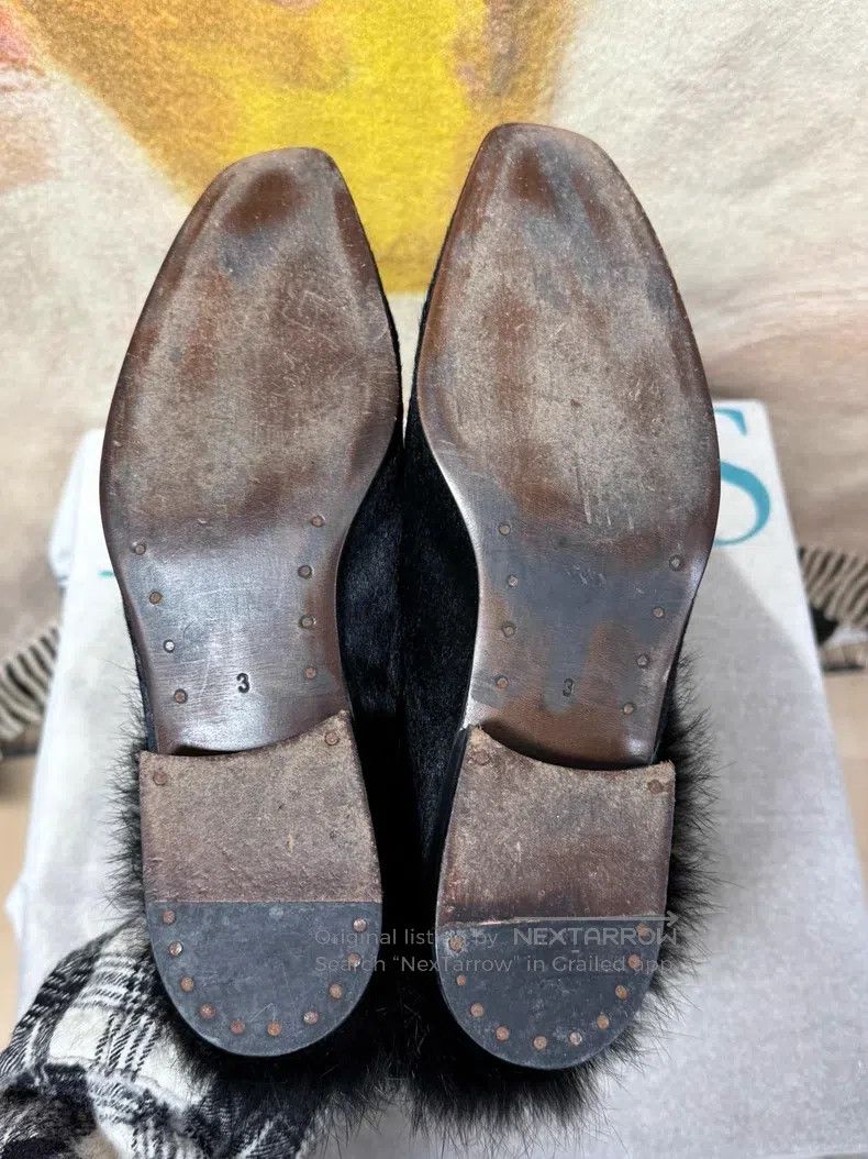 Yohji Yamamoto Yohji Yamamoto Furry Fur Lined Slippers Size US 7 / EU 40 - 7 Thumbnail