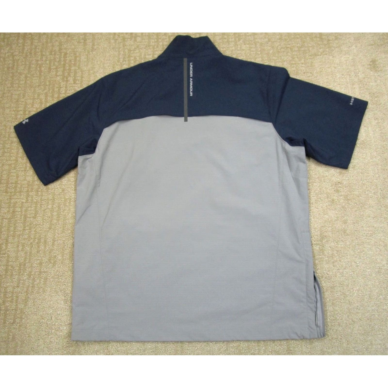 Under Armour Under Armour Jacket Men XL Blue Gray Storm Windbreaker 1/4 Zip All Seasons Lightweight Pockets Regular Sports Size US XL / EU 56 / 4 - 5 Thumbnail