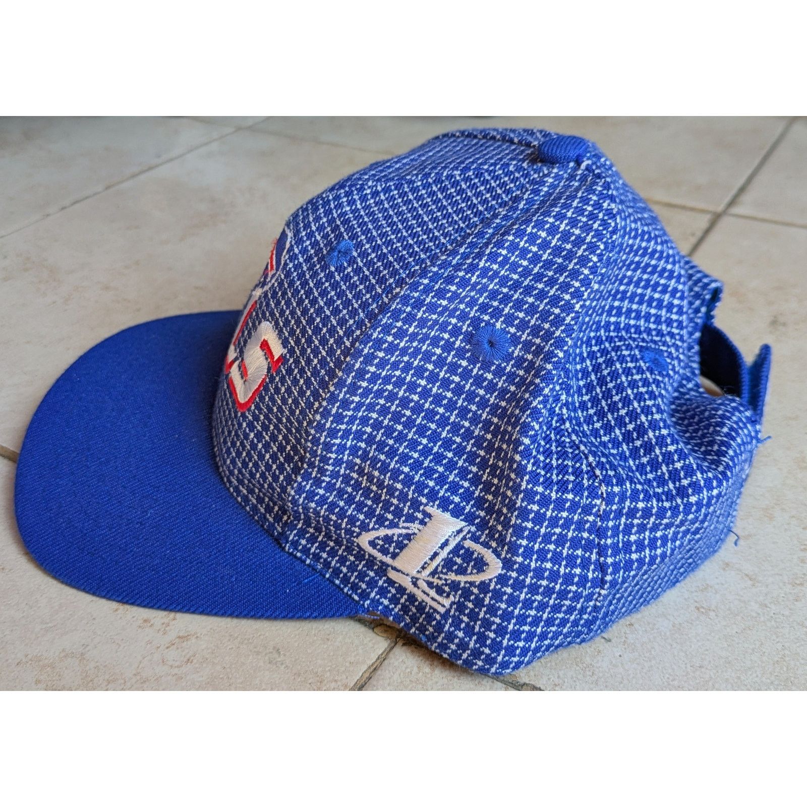 Logo Athletic × Sports Specialties Buffalo Bills 90s GRID strap back Bruce hat NFL Pro vintage Size ONE SIZE - 2 Thumbnail