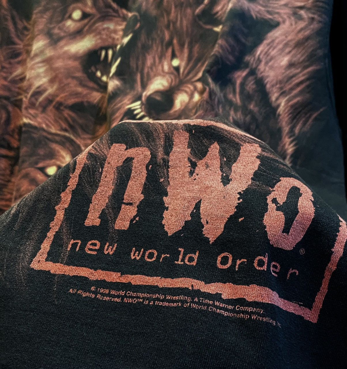 Liquid Blue × Vintage × WCW/nWo T shirt Nwo Wolf Pack 1998 vintage vtg liquid blue Size US L / EU 52-54 / 3 - 5 Thumbnail