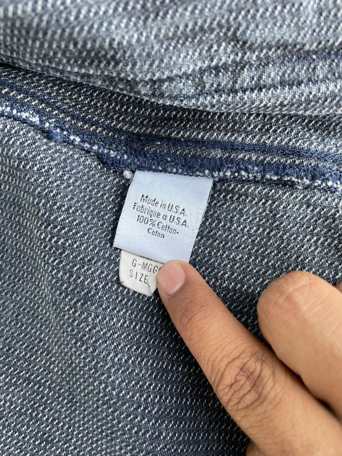 Calvin Klein × Vintage CALVIN KLEIN Vintage 90’s Denim Chore Jacket M Size US M / EU 48-50 / 2 - 9 Thumbnail