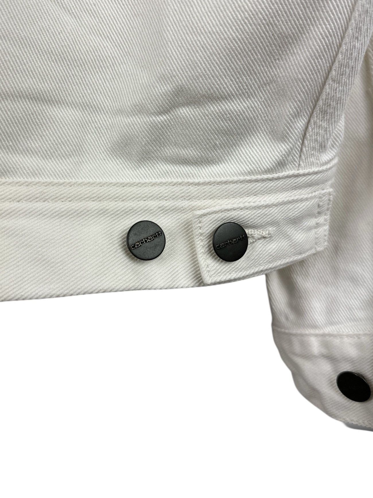 Carhartt Wip Carhartt WIP Saledo White Chore Jacket Canvas Button Front Size US XL / EU 56 / 4 - 21 Thumbnail
