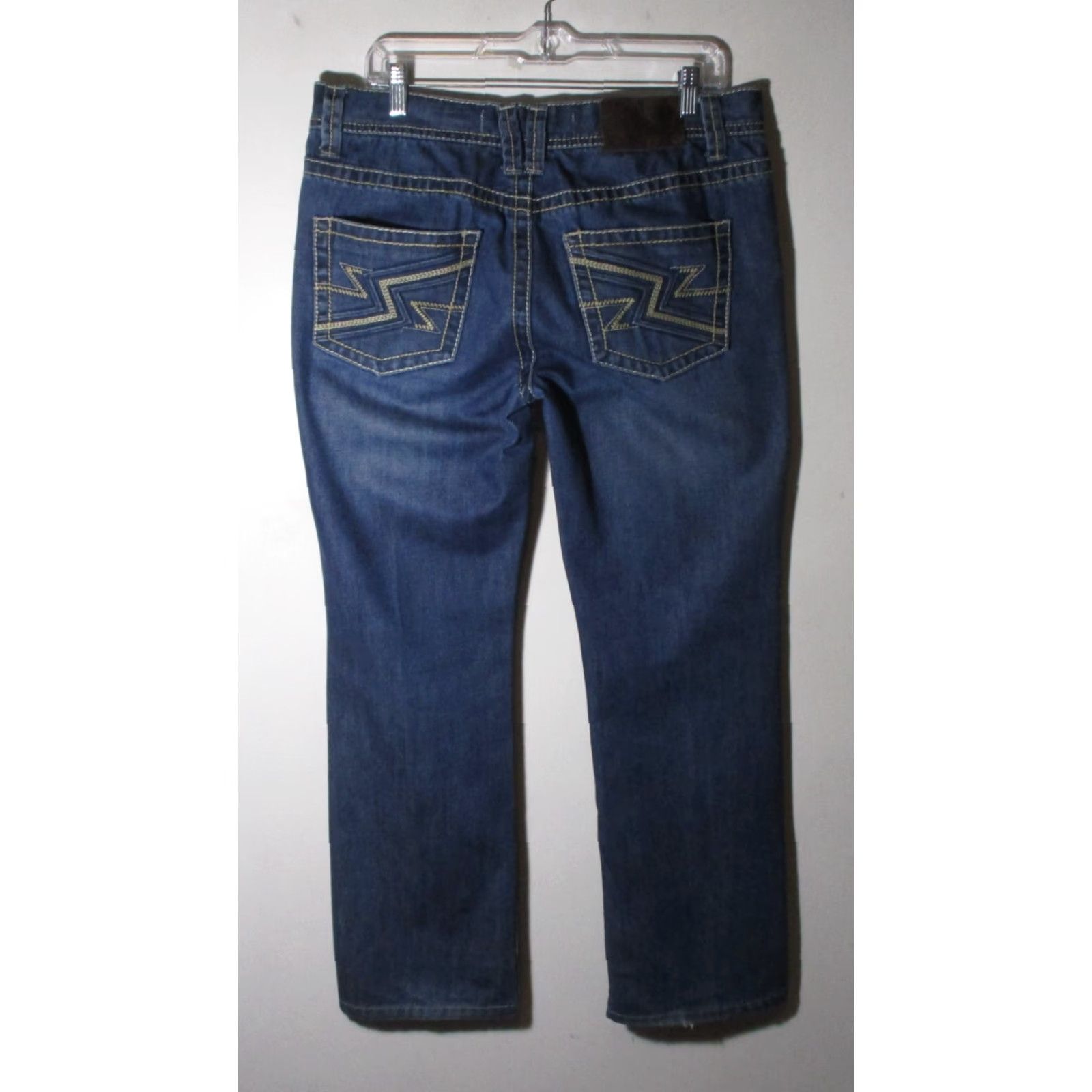 Denime ADIKTD Denim Jeans Blue 34W 29L Classic Fit 5-Pocket Regular Mens Size US 34 / EU 50 - 3 Thumbnail
