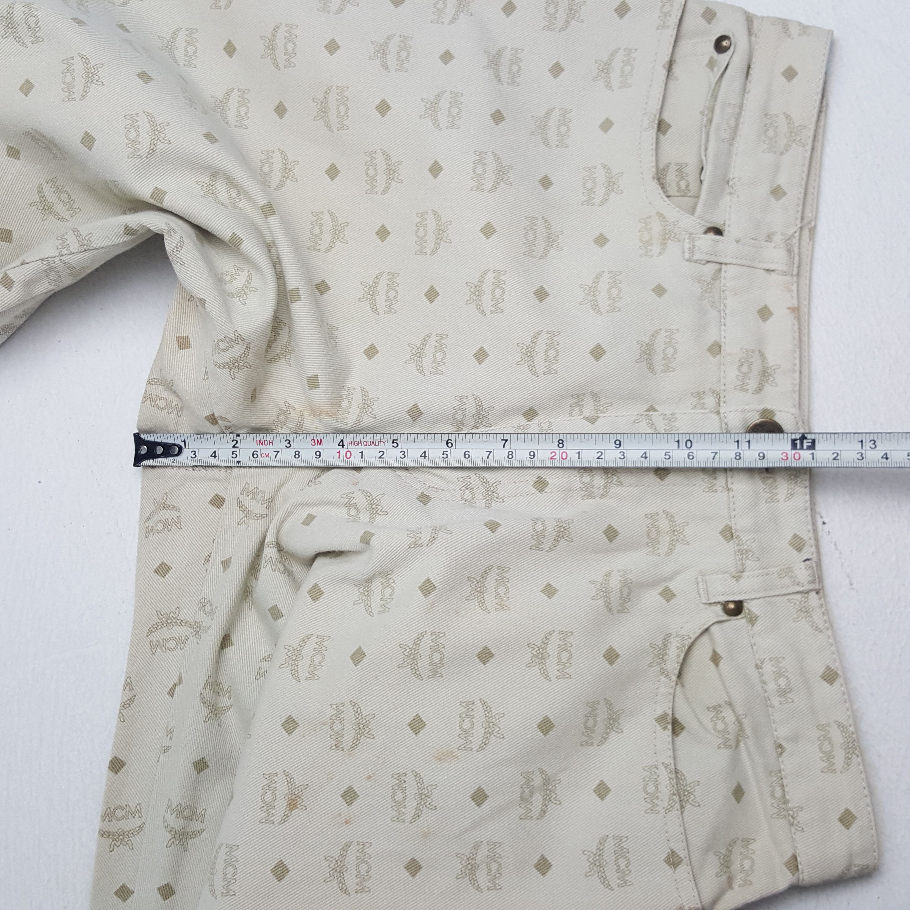 MCM × Vintage Vintage MCM Legere Monogram Pants Size US 29 - 8 Thumbnail