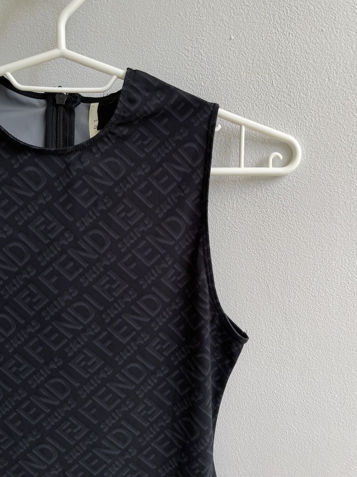 Fendi Fendi x SKIMS Monogram Mid Thigh Bodysuit Romper Onesie Size S / US 4 / IT 40 - 5 Thumbnail