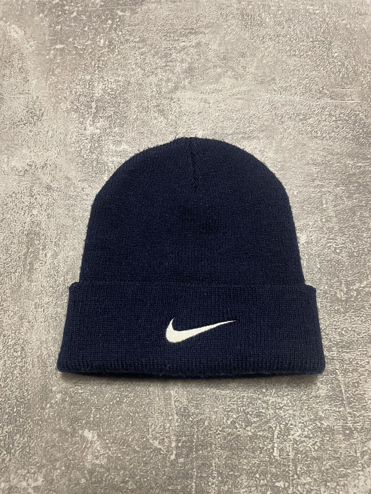 Nike Vintage Nike Swoosh Logo Beanie Hat 90s Size ONE SIZE - 1 Thumbnail