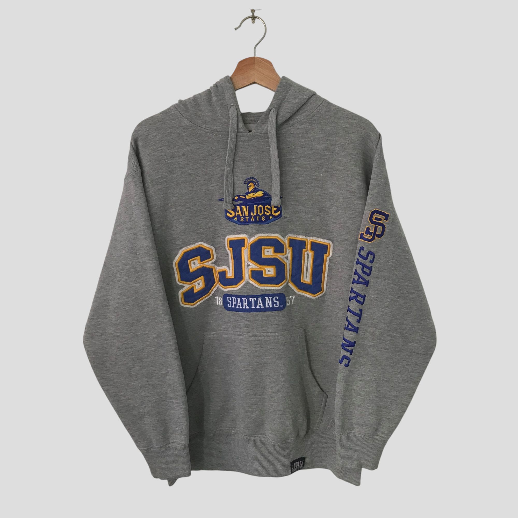 Vintage Vintage San Jose State University Grey Sweater - 382 Size US M / EU 48-50 / 2 - 1 Thumbnail