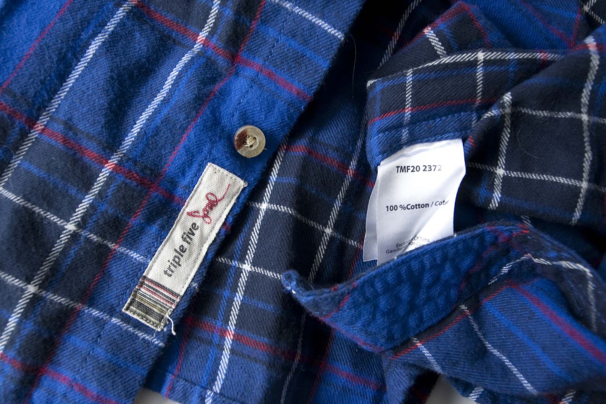 Triple 5 Soul Tripe Five Soul Shirt Flannel Size L Blue Plaid Size US L / EU 52-54 / 3 - 6 Thumbnail
