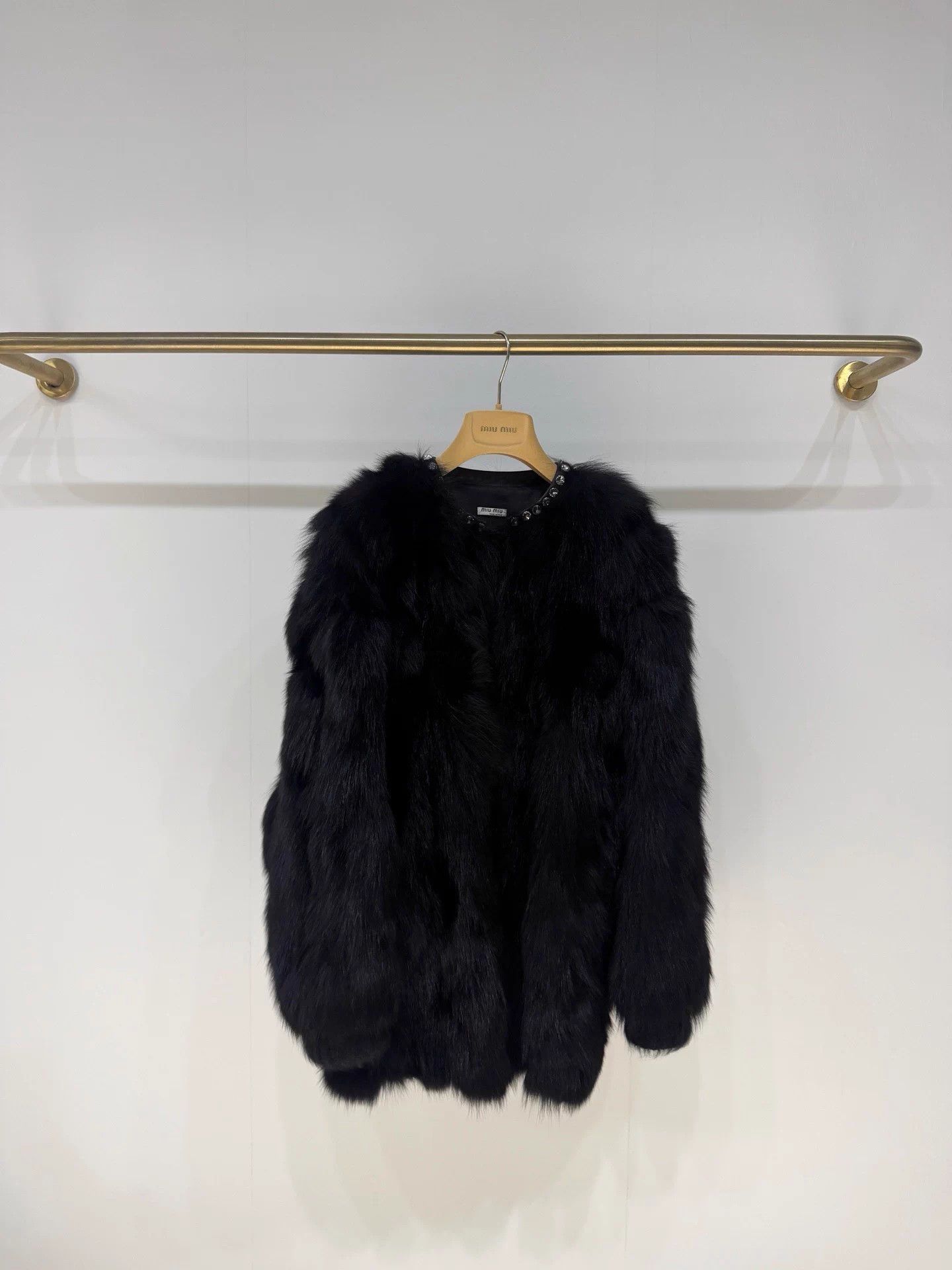 Miu Miu MIU MIU Fox Fur Crystal 99 New Coat Size M / US 6-8 / IT 42-44 - 1 Thumbnail