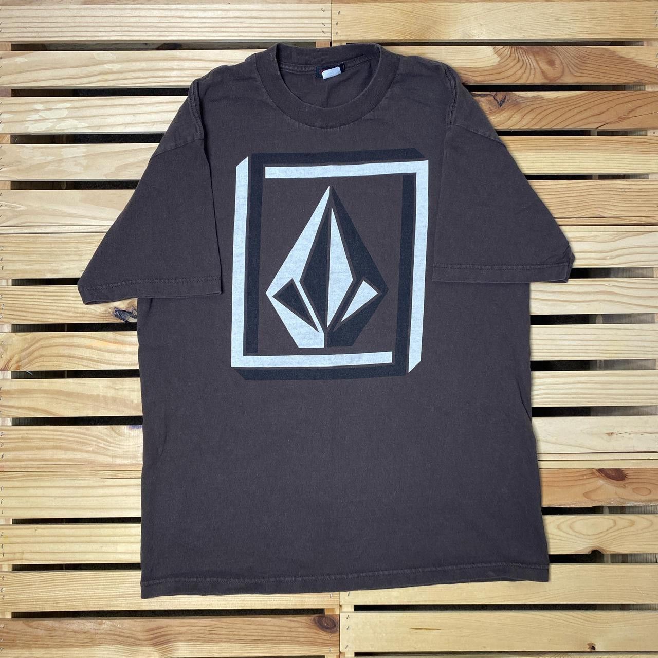 Volcom Vintage Volcom Stone Brown Surf Tee Size Large Size US L / EU 52-54 / 3 - 1 Thumbnail