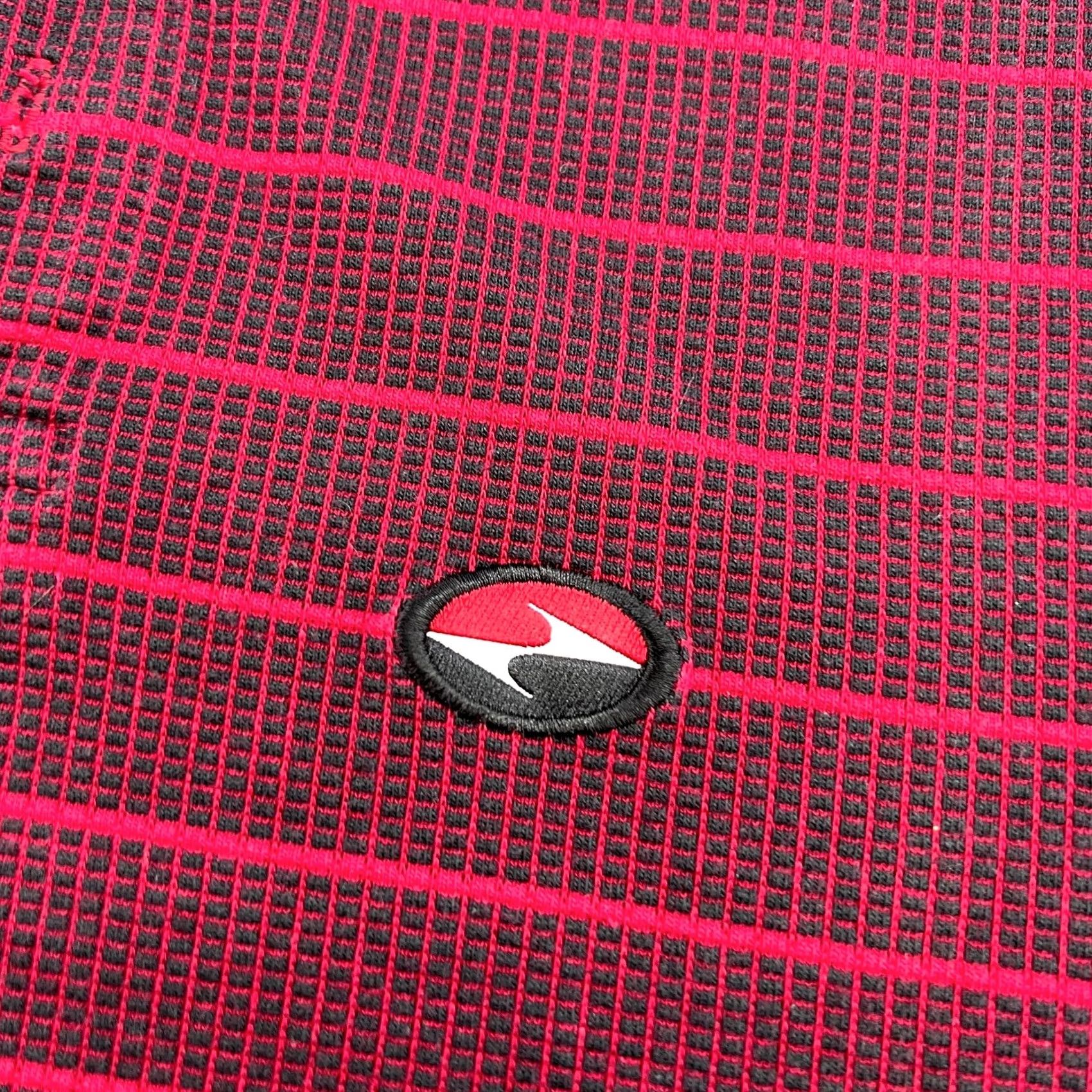 Nike Nike Vintage Tiger Woods Yin Yang 3D Red Polo Shirt Mens Large Striped 90s Size US L / EU 52-54 / 3 - 3 Thumbnail