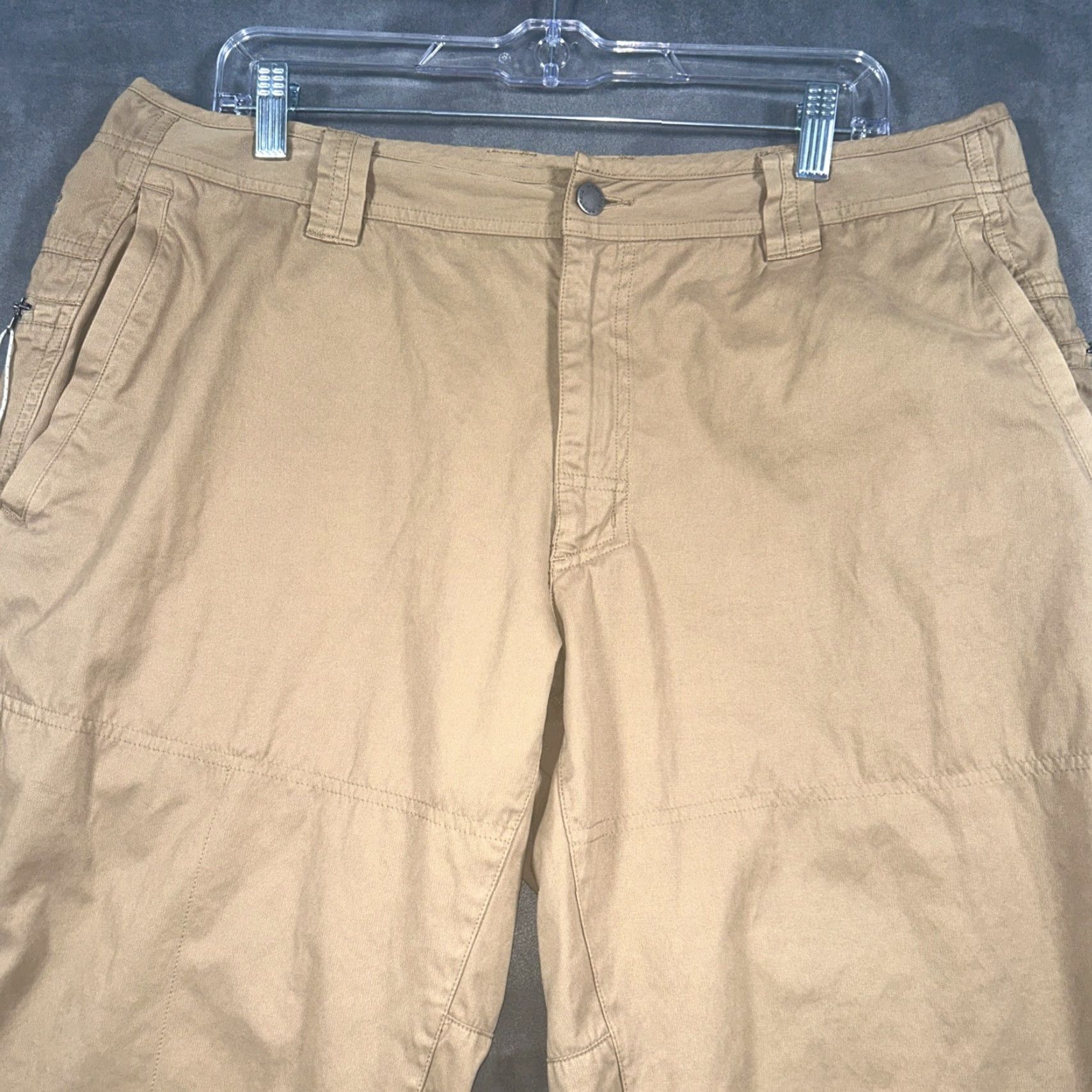 Vintage Columbia Pants Cargo 36 Regular Flat Front Cotton Polyester Brown Outdoor Hiking Omni Shield Size US 36 / EU 52 - 2 Thumbnail