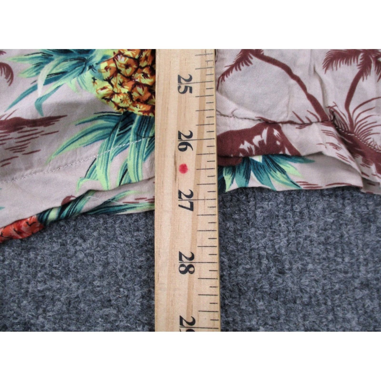 Allsaints AllSaints Shirt Mens M Viscose Floral Hawaiian Tropical Palm Tree Pineapple Button-Up Short Sleeve Collared Knit Multicolor Modern Beach Theme Mens Size US M / EU 48-50 / 2 - 4 Thumbnail