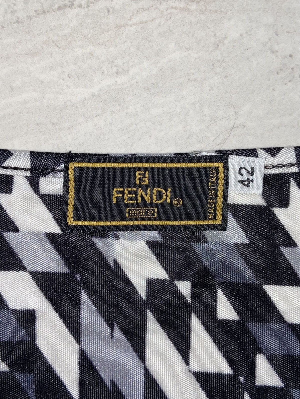 Fendi FENDI Motive Midi Dress Size XXS / US 00 / IT 34 - 6 Thumbnail