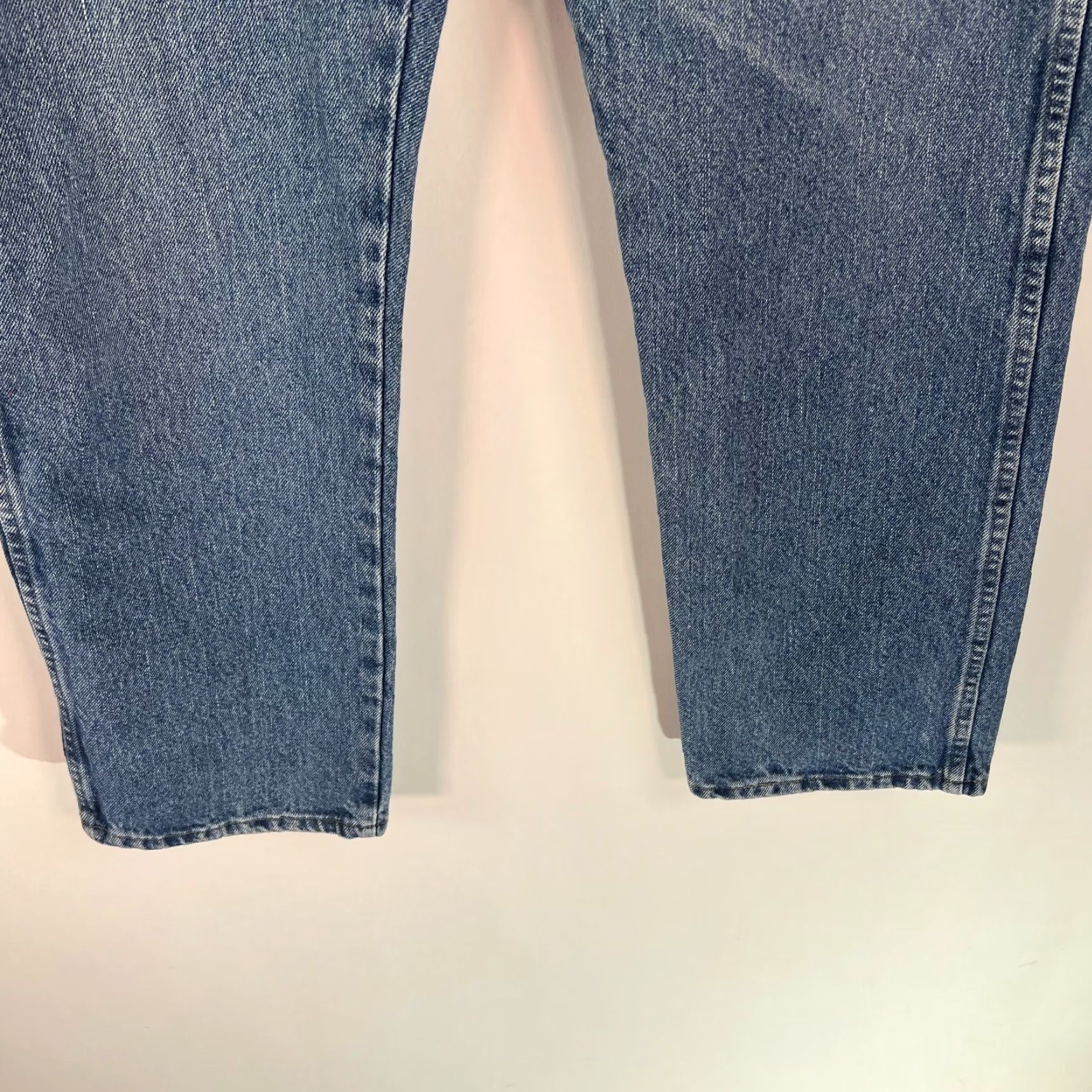 Wrangler Wrangler Mens Premium Quality Regular Fit Straight Blue Denim Jeans Size 34X29 Size US 34 / EU 50 - 7 Thumbnail