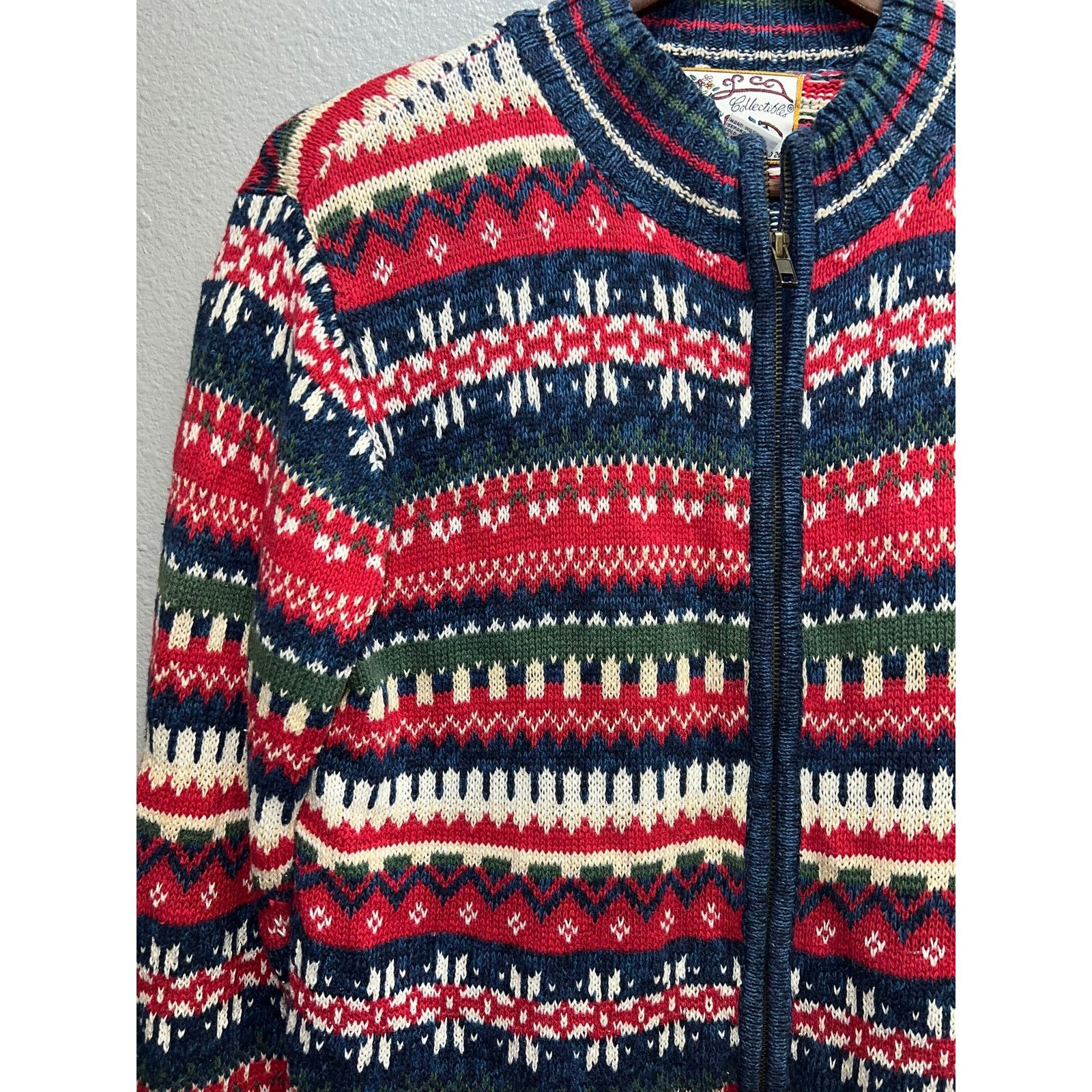 JH Collectibles Womens Heirloom Collectibles Sweater Multicolor Full Zip S Size US S / EU 44-46 / 1 - 4 Thumbnail