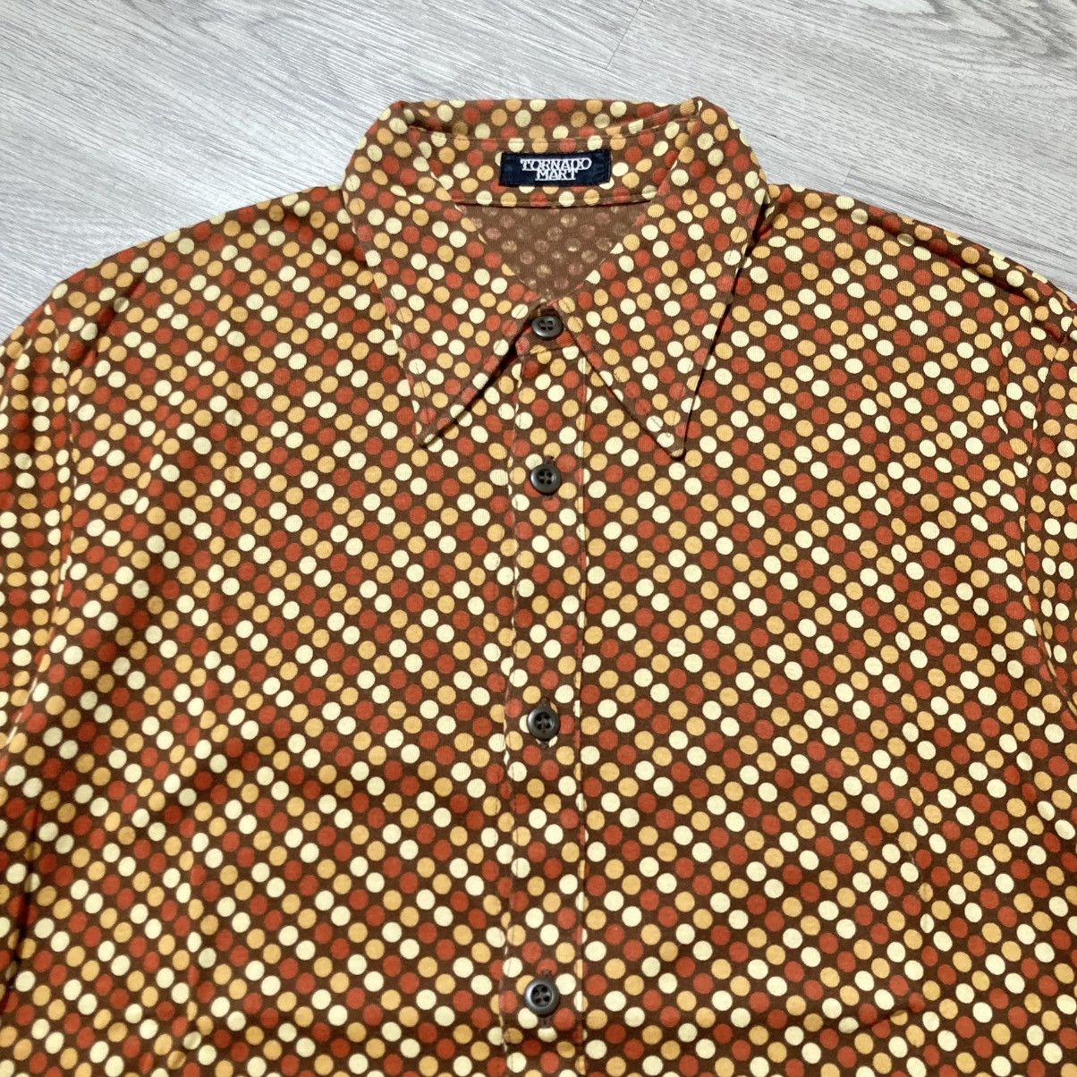Tornado Mart 2000s Tornado Mart Japan Polkadot Motif Button Up Shirt Size US M / EU 48-50 / 2 - 4 Thumbnail
