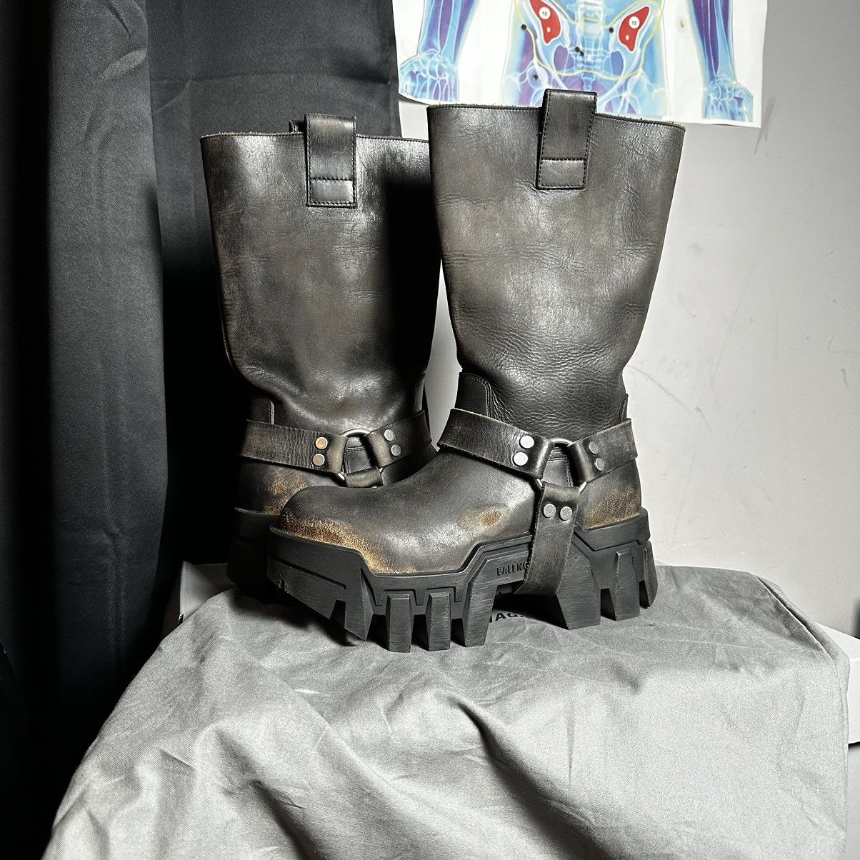 Balenciaga Bulldozer Harness Boot