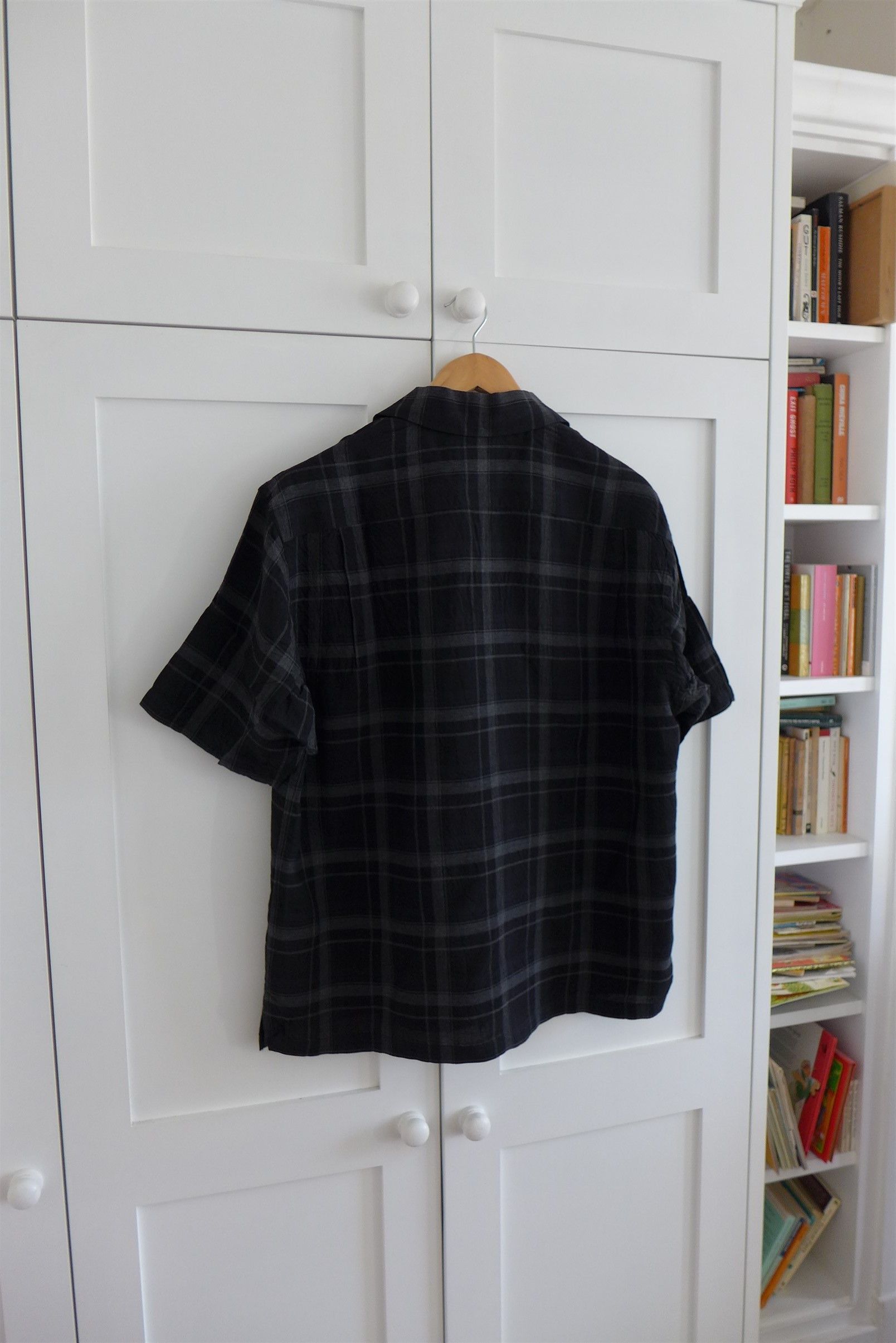 Kaptain Sunshine Kaptain Sunshine Short Sleeve Shirt - Black Plaid Size US L / EU 52-54 / 3 - 7 Thumbnail