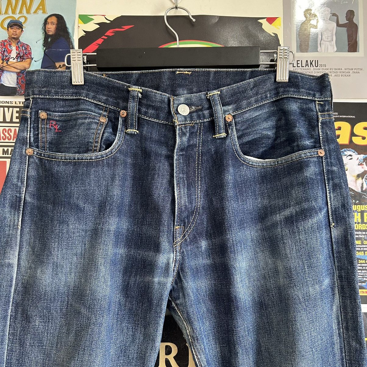 Ralph Lauren Vintage Polo Ralph Lauren Slim Fit Distressed Denim Size US 35 - 2 Thumbnail